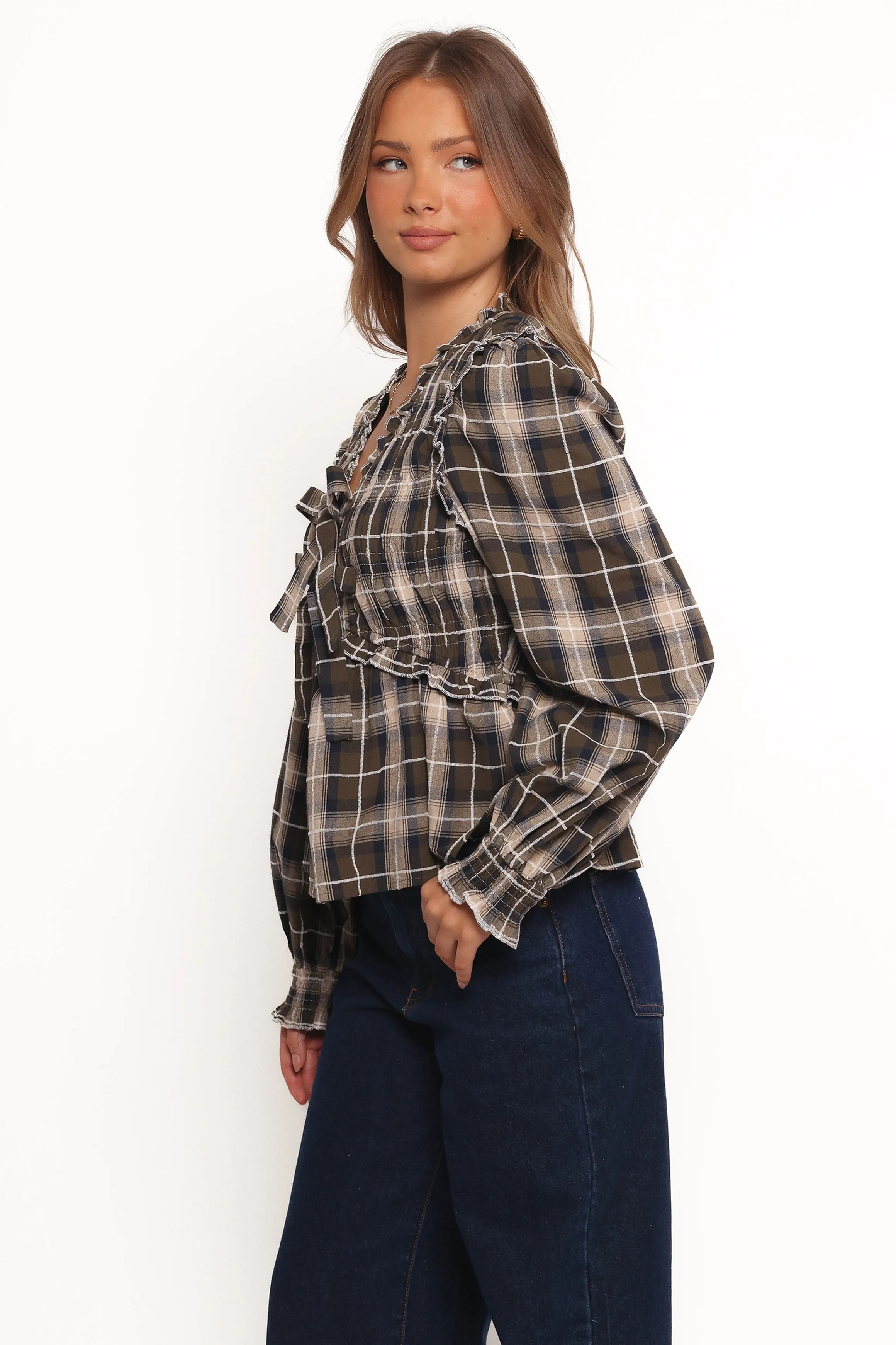 Grayson Top - Olive sold by Petal & Pup product image thumbnail 3