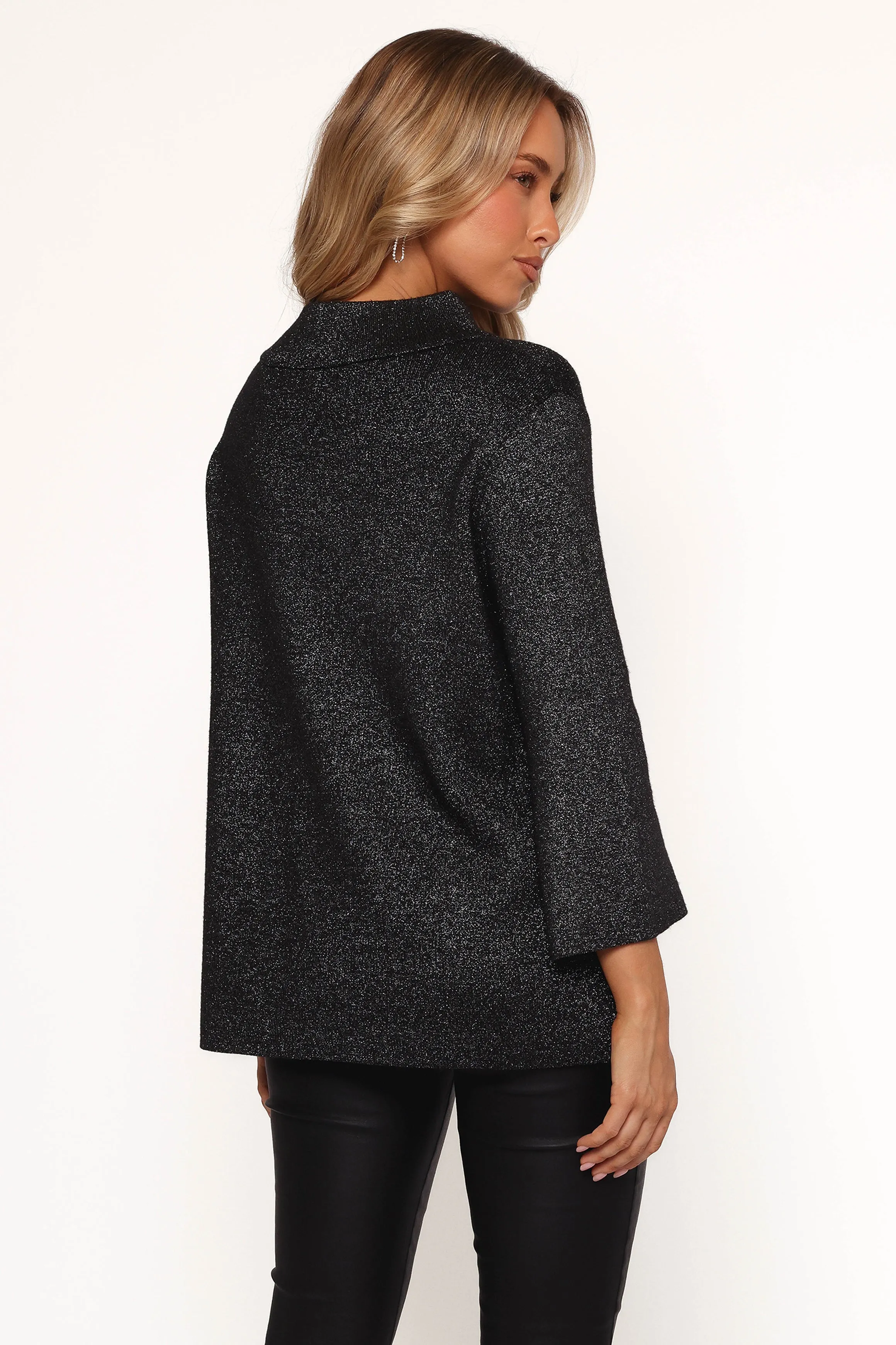 Lovie Turtleneck Top - Black sold by Petal & Pup product image thumbnail 4