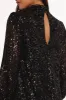 Springfield Mini Dress - Black/Gold sold by Petal & Pup