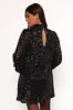 Springfield Mini Dress - Black/Gold sold by Petal & Pup