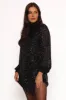 Springfield Mini Dress - Black/Gold sold by Petal & Pup