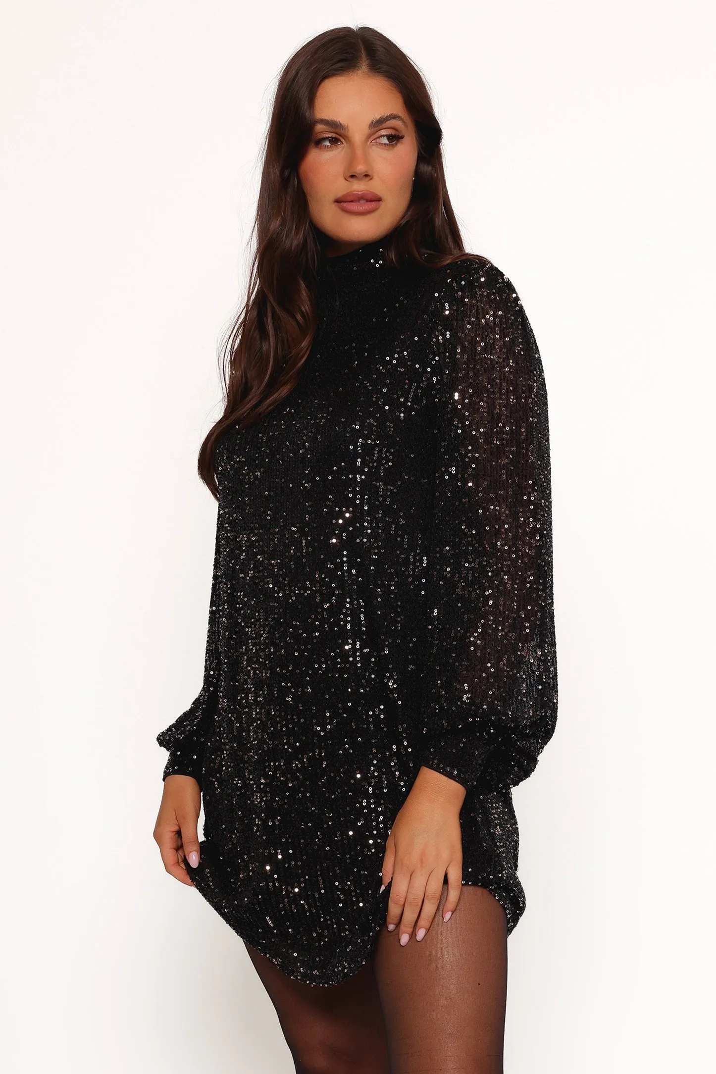 Springfield Mini Dress - Black/Gold sold by Petal & Pup product image thumbnail 3