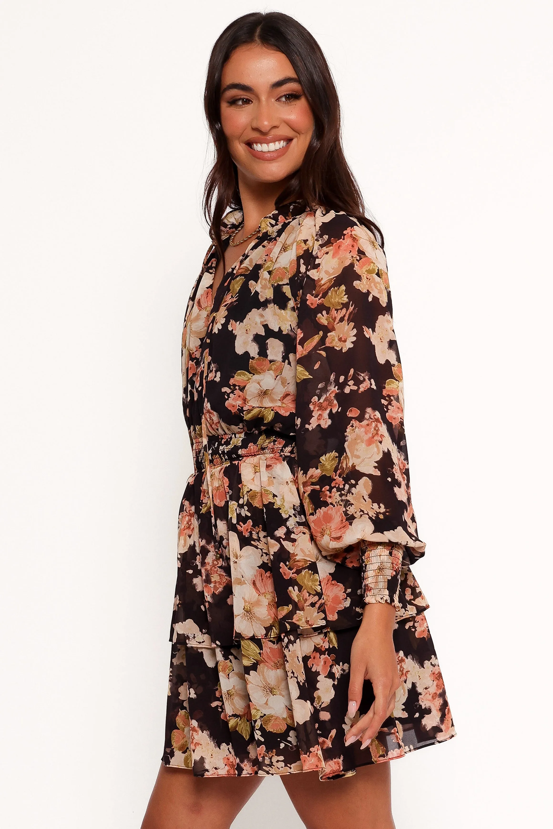 Anita Mini Dress - Black/Pink sold by Petal & Pup product image thumbnail 5