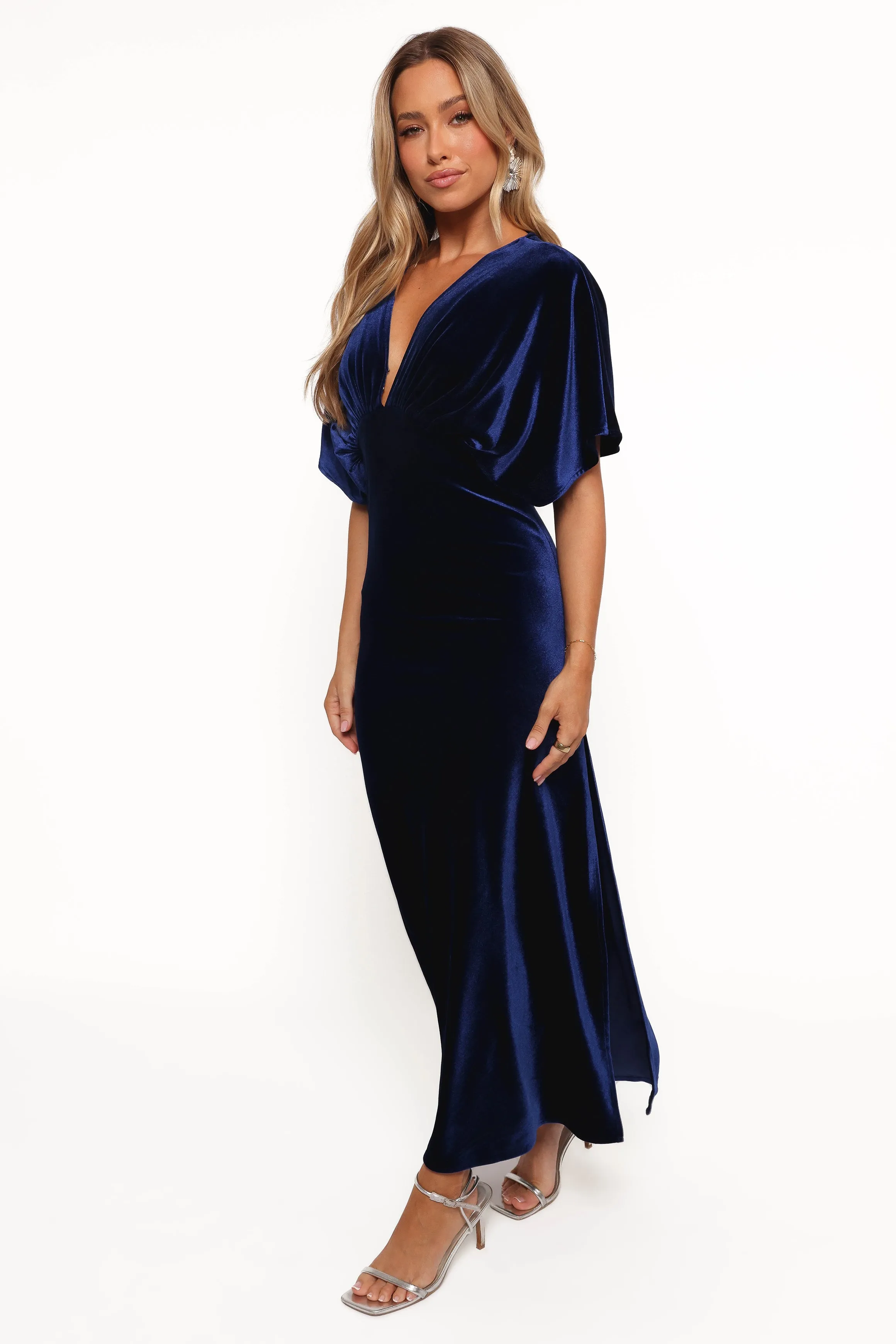 Ricki Velvet Maxi Dress - Midnight sold by Petal & Pup product image thumbnail 3