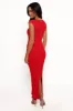 Robin Midi Dress - Red sold by Petal & Pup