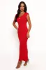 Robin Midi Dress - Red sold by Petal & Pup