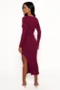 Mattie Long Sleeve Maxi Dress - Plum sold by Petal & Pup
