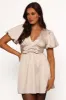Everton Mini Dress - Beige sold by Petal & Pup