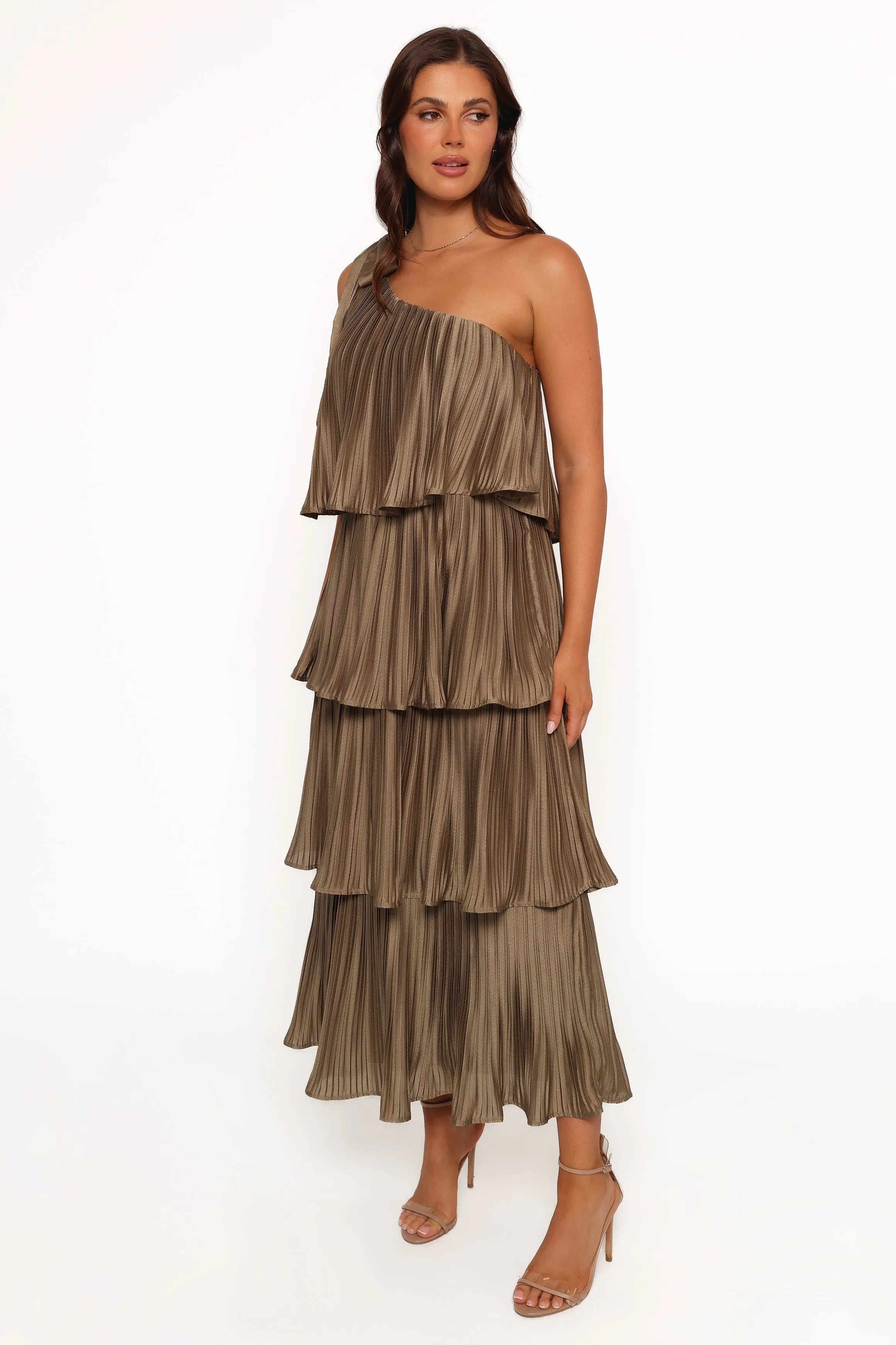 Miah Midi Dress - Olive sold by Petal & Pup product image thumbnail 4