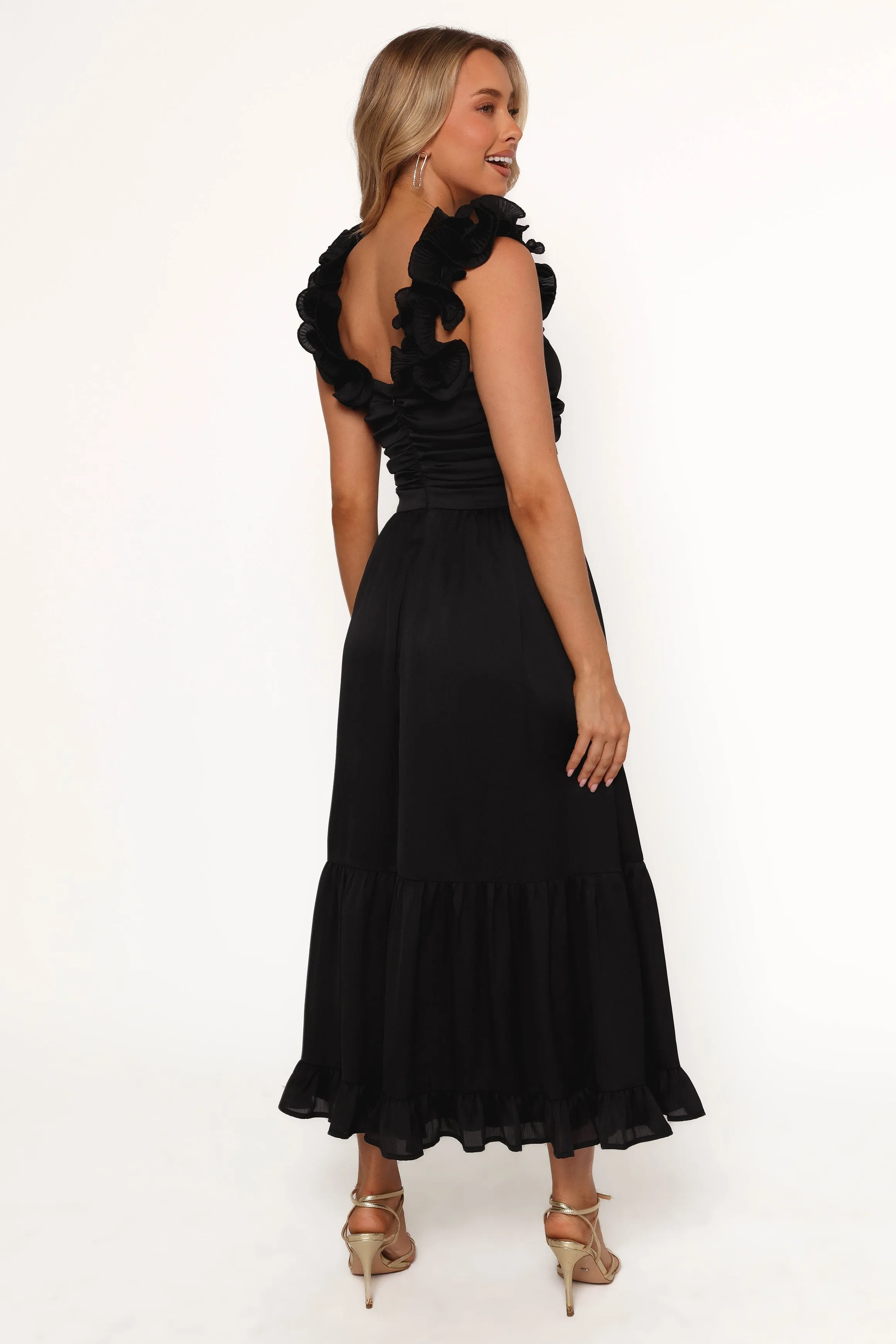 Inca Midi Dress - Black sold by Petal & Pup product image thumbnail 4