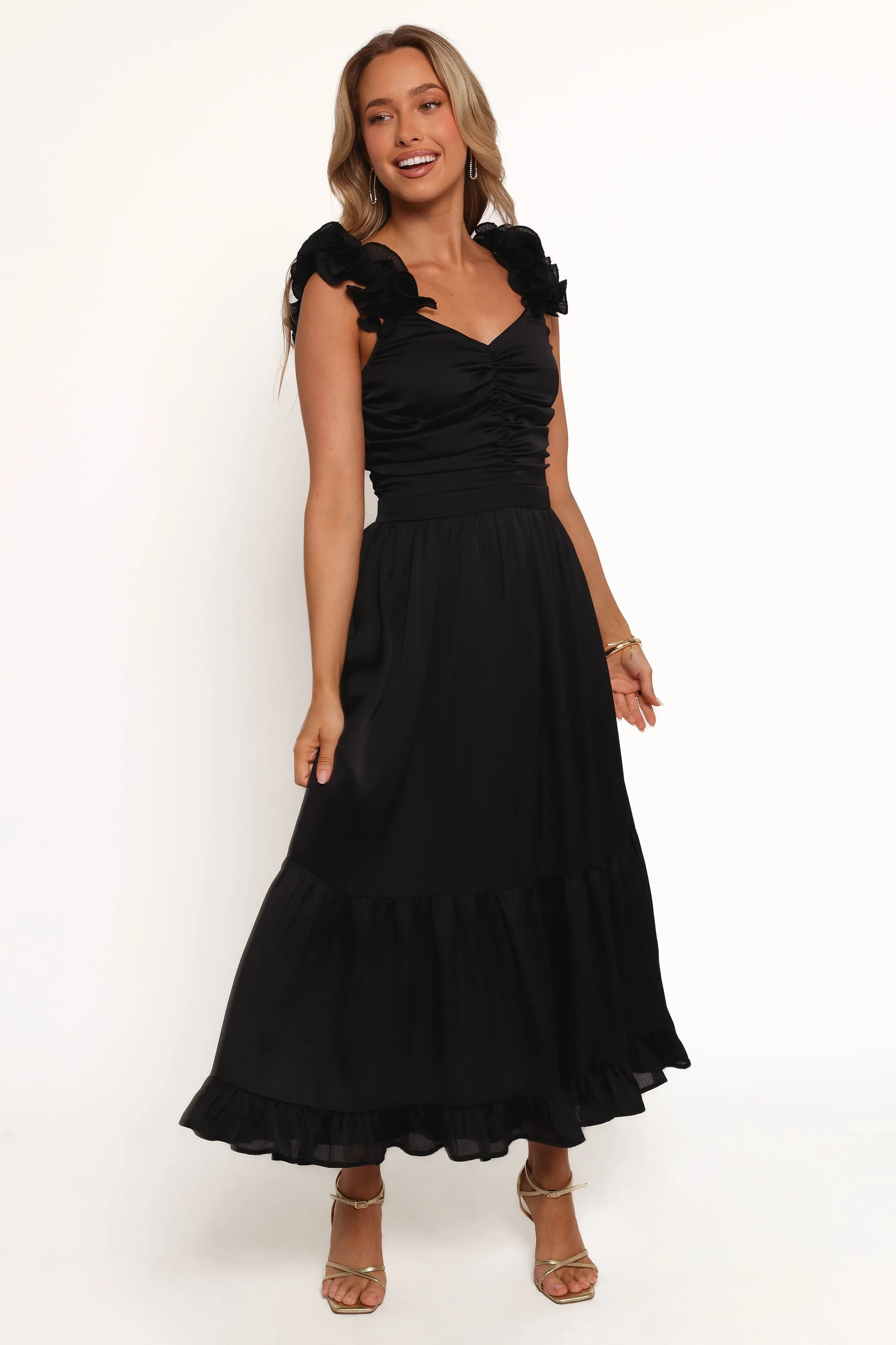 Inca Midi Dress - Black sold by Petal & Pup product image thumbnail 2