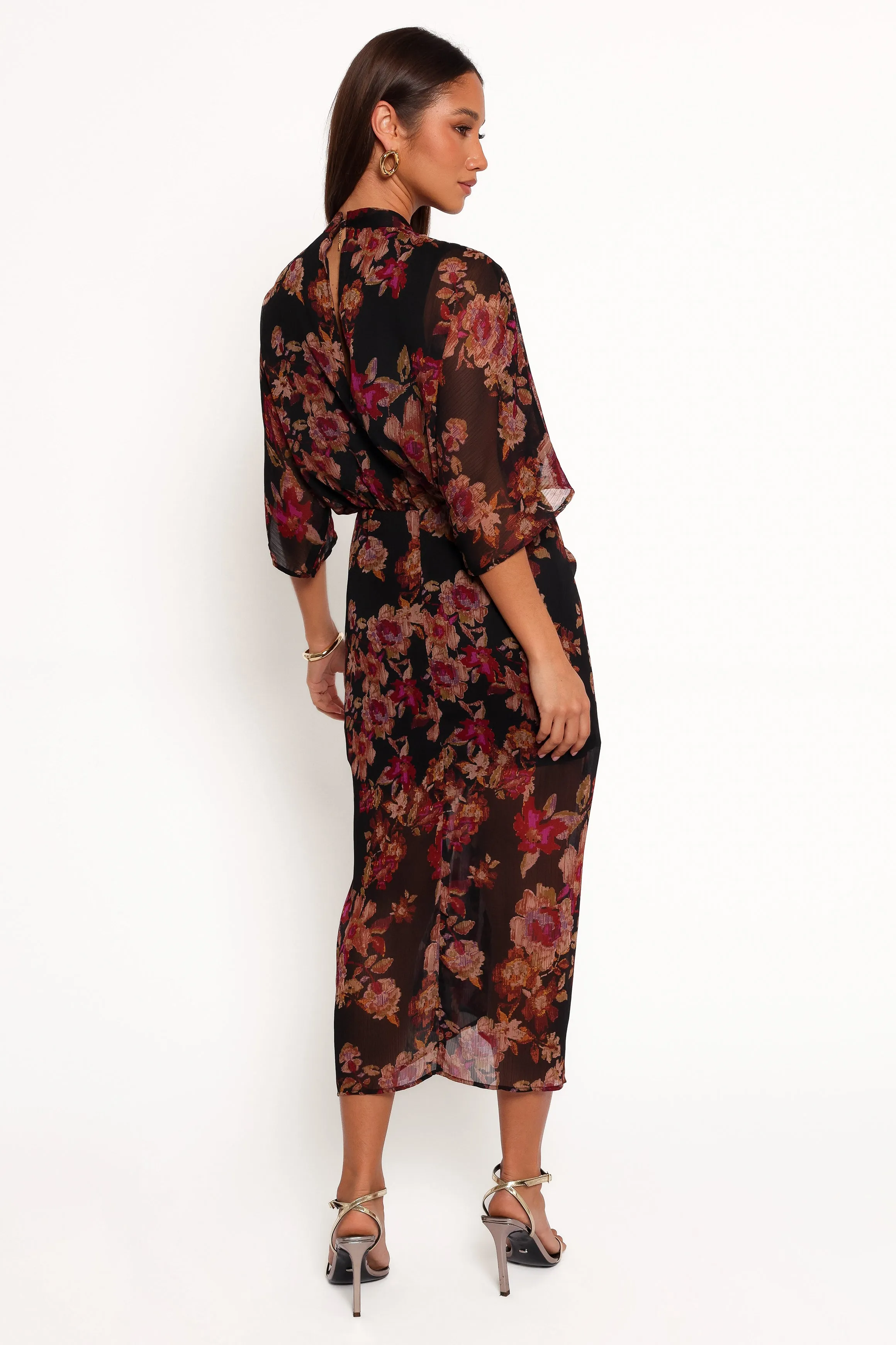 Audrina Maxi Dress - Deep Night Floral sold by Petal & Pup product image thumbnail 4