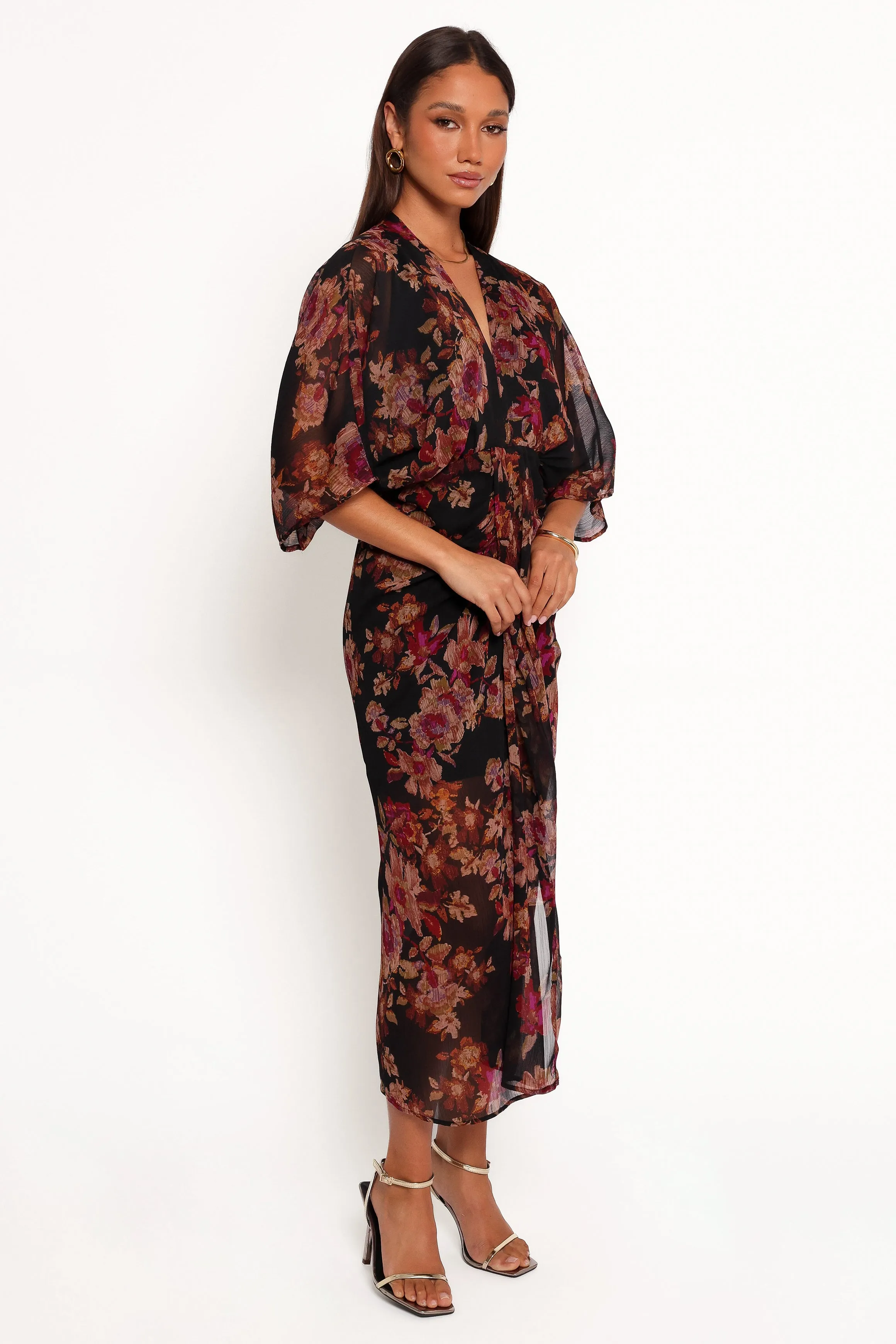 Audrina Maxi Dress - Deep Night Floral sold by Petal & Pup product image thumbnail 5
