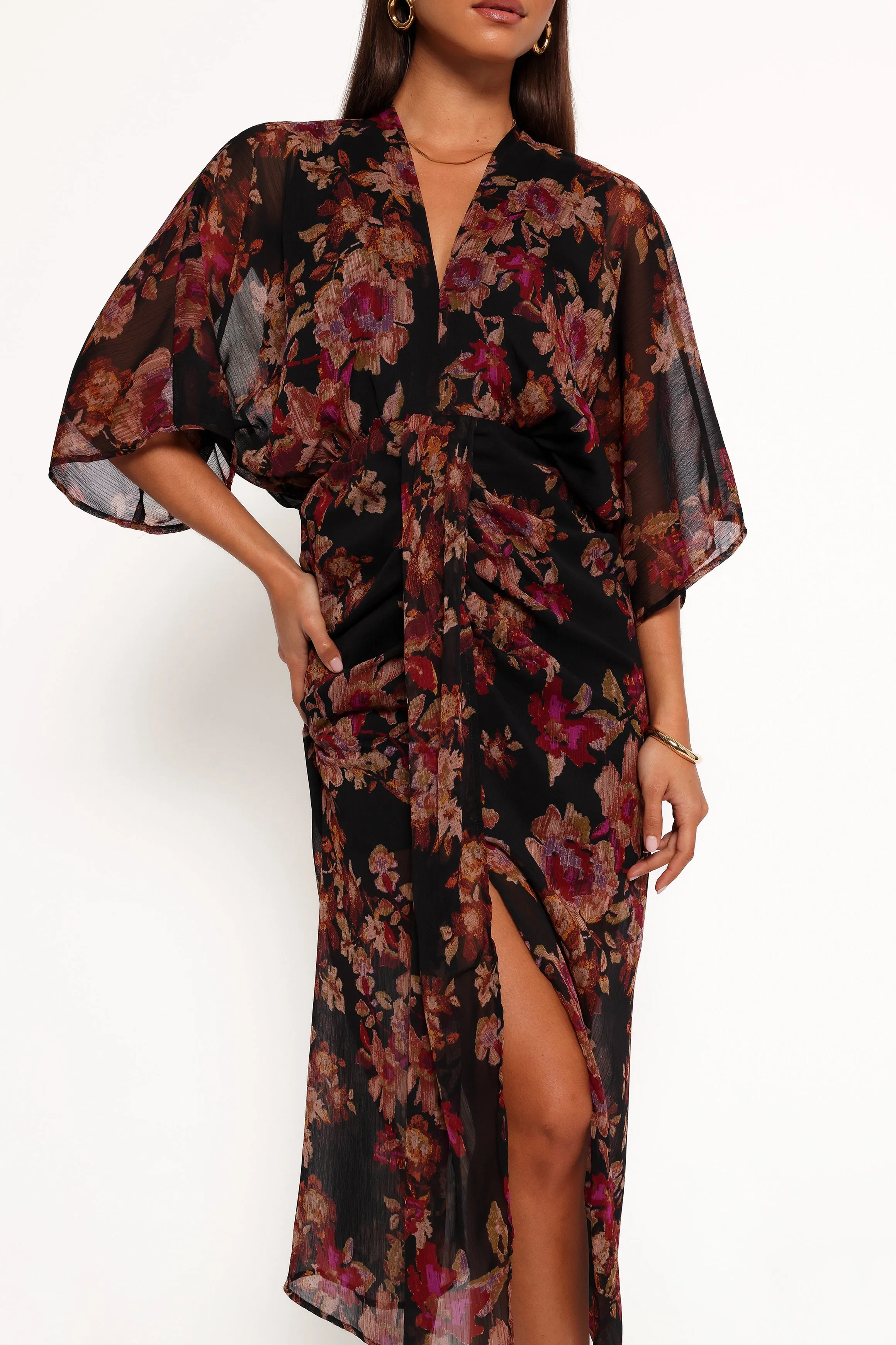Audrina Maxi Dress - Deep Night Floral sold by Petal & Pup product image thumbnail 2