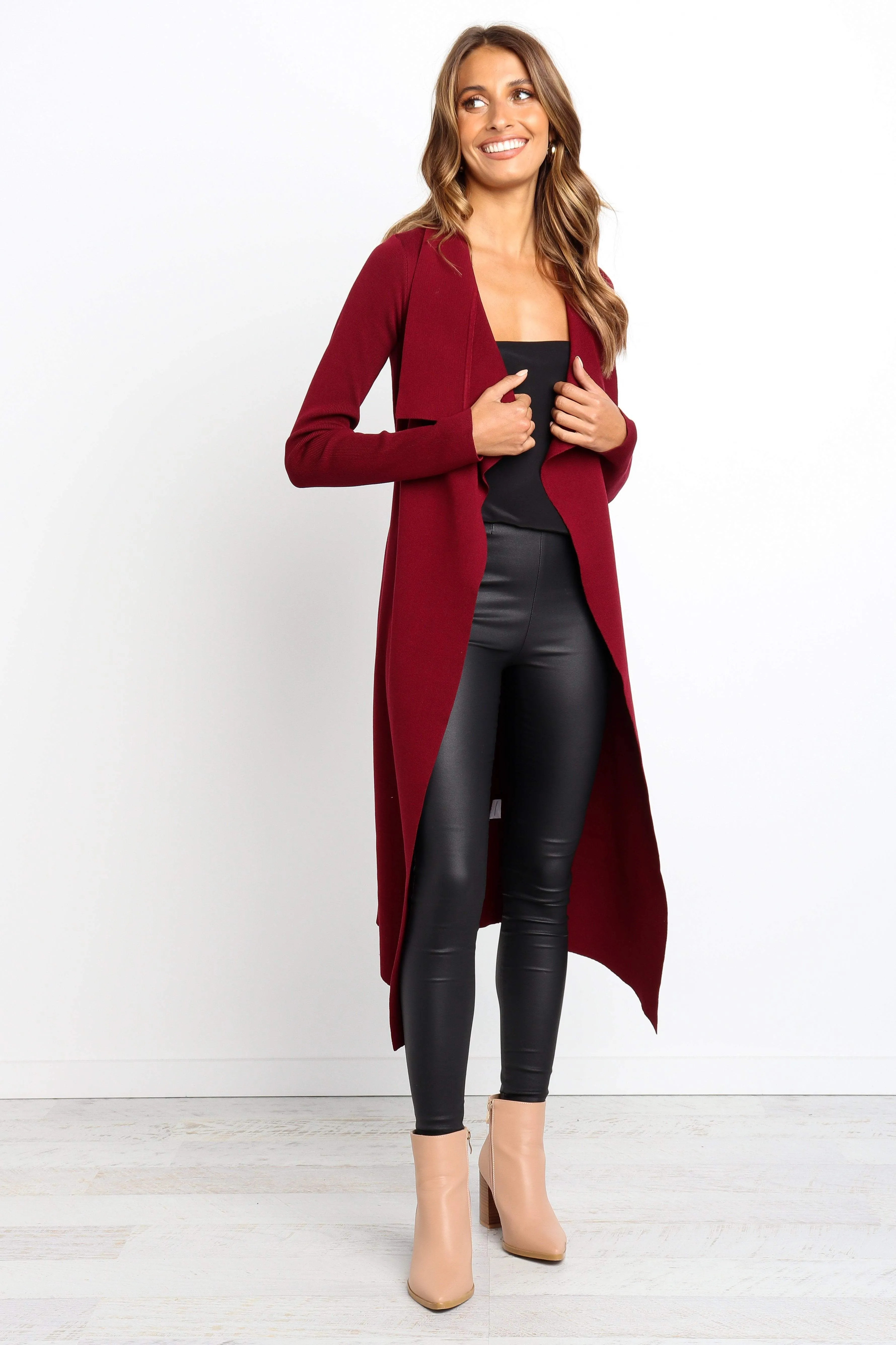 Audrina Cardigan - Berry sold by Petal & Pup product image thumbnail 3