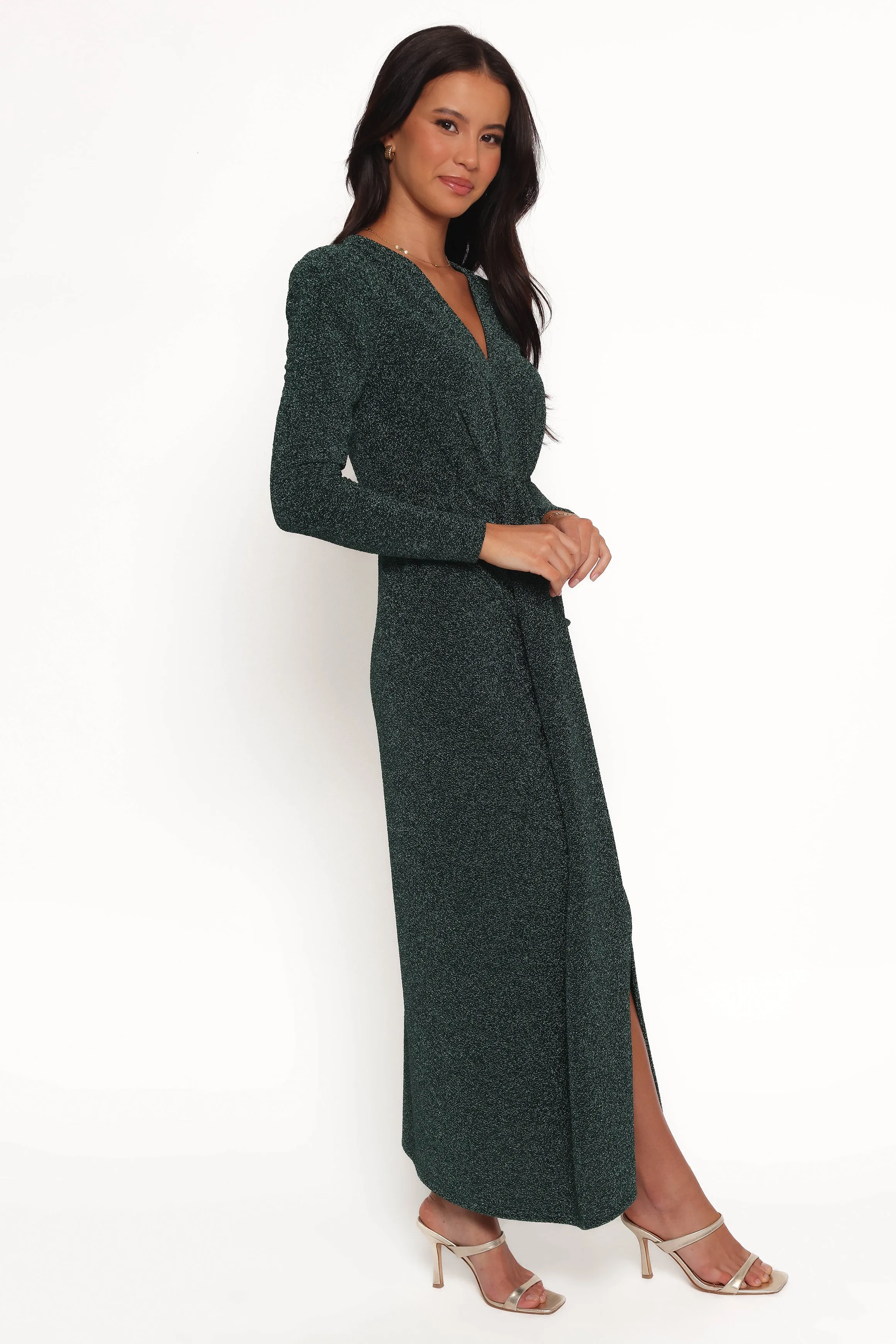 Grayson Maxi Dress - Emerald sold by Petal & Pup product image thumbnail 4