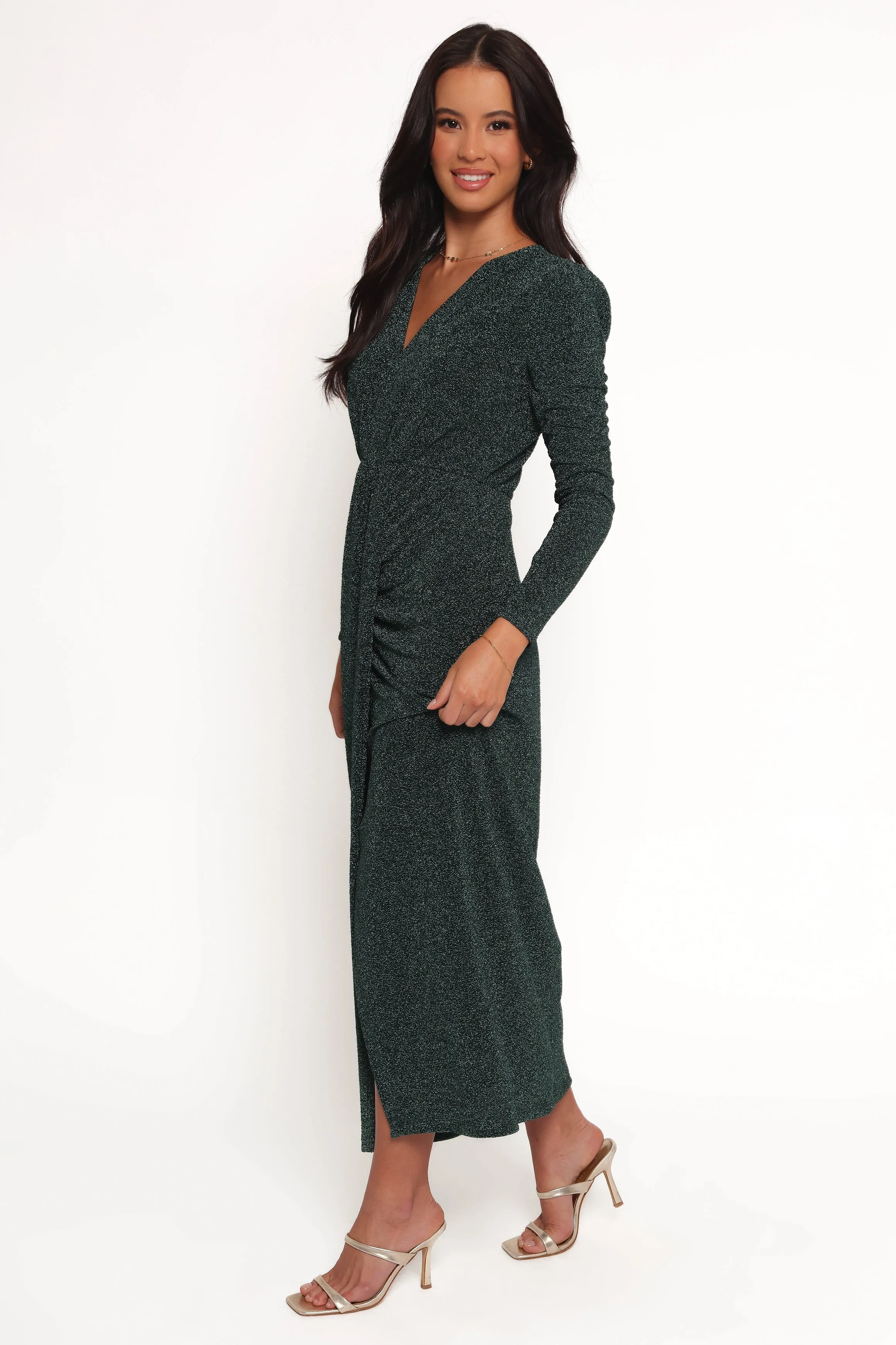 Grayson Maxi Dress - Emerald sold by Petal & Pup product image thumbnail 2