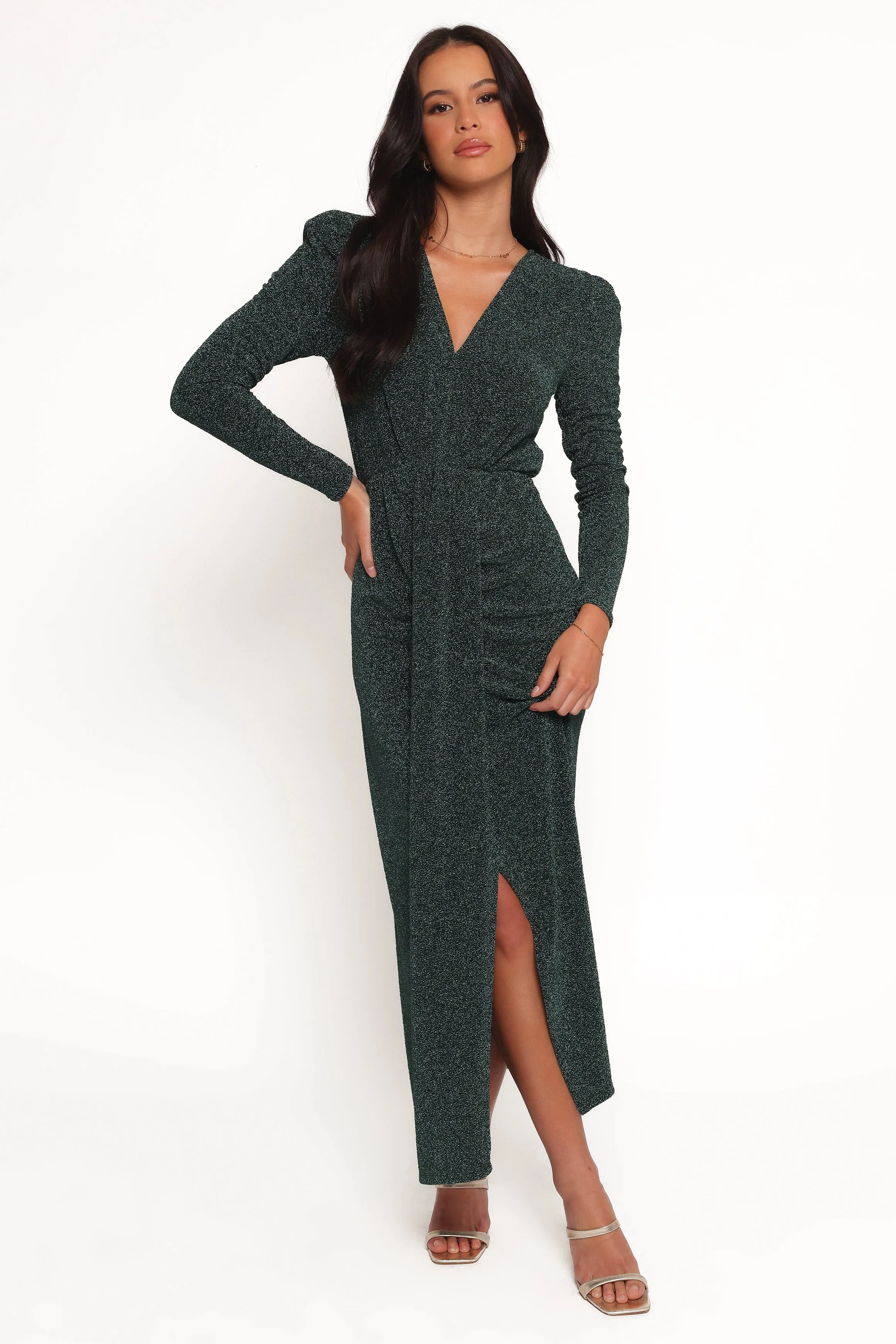 Grayson Maxi Dress - Emerald sold by Petal & Pup