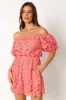 Lilly Romper - Watermelon sold by Petal & Pup