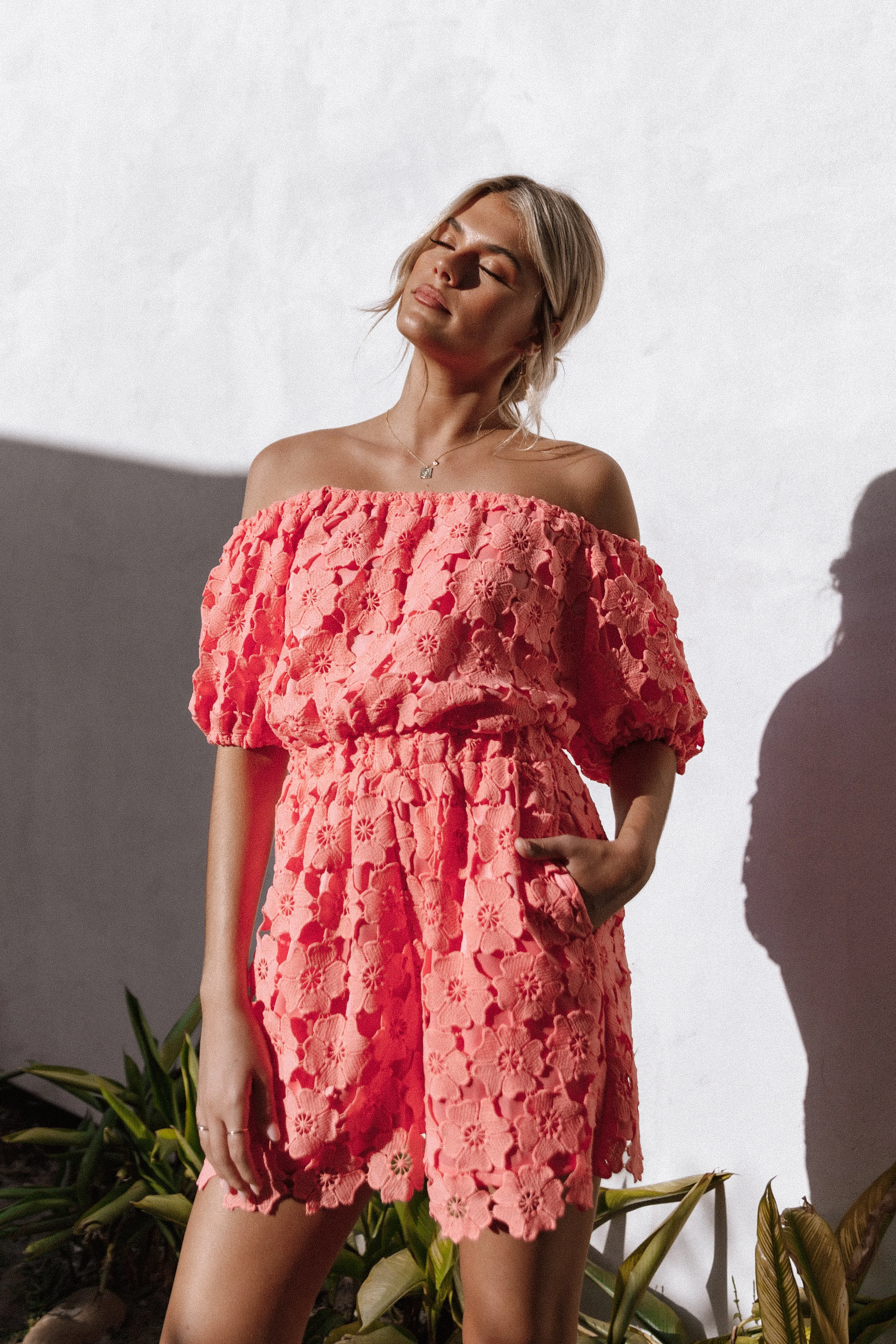 Lilly Romper - Watermelon sold by Petal & Pup