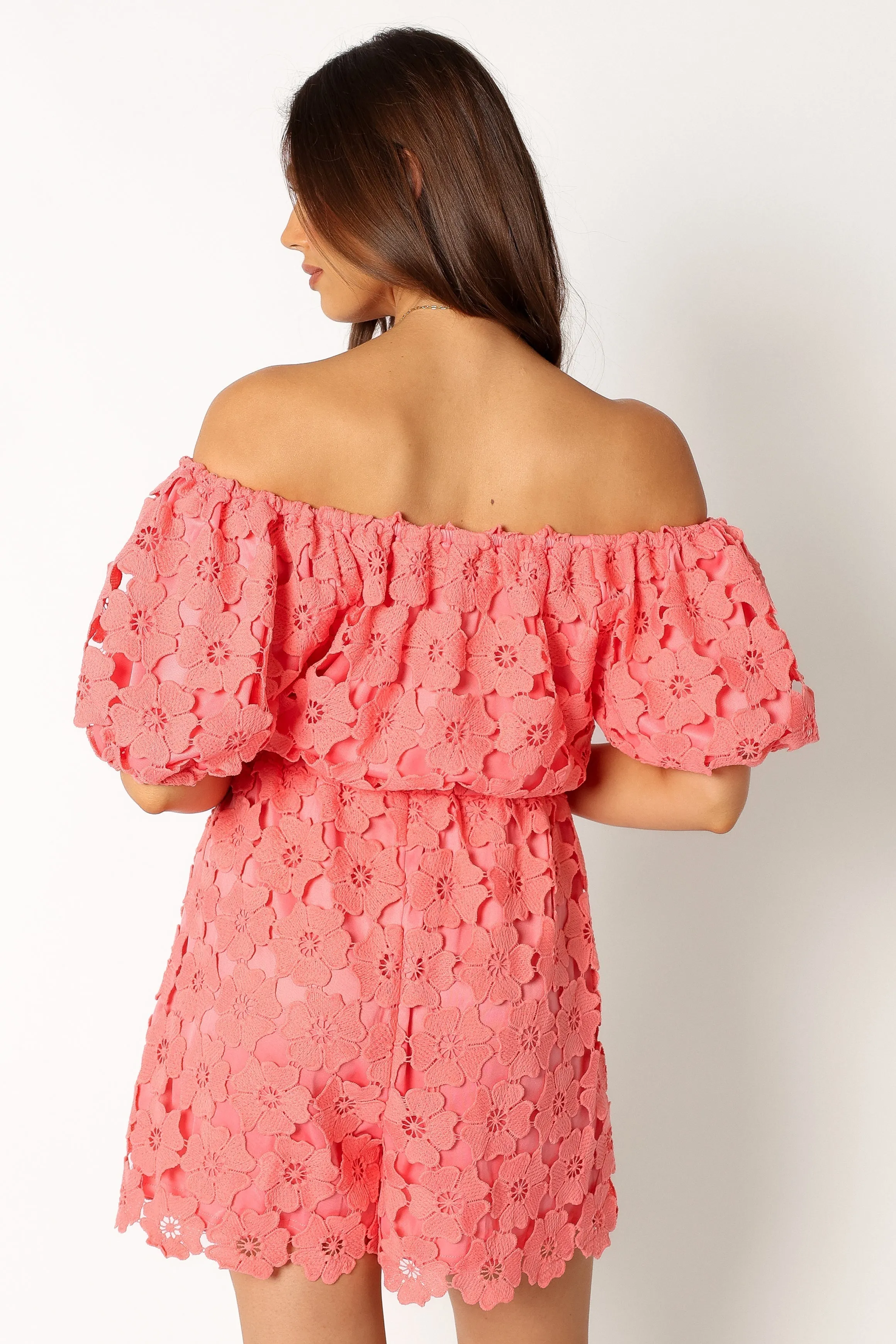 Lilly Romper - Watermelon sold by Petal & Pup product image thumbnail 5