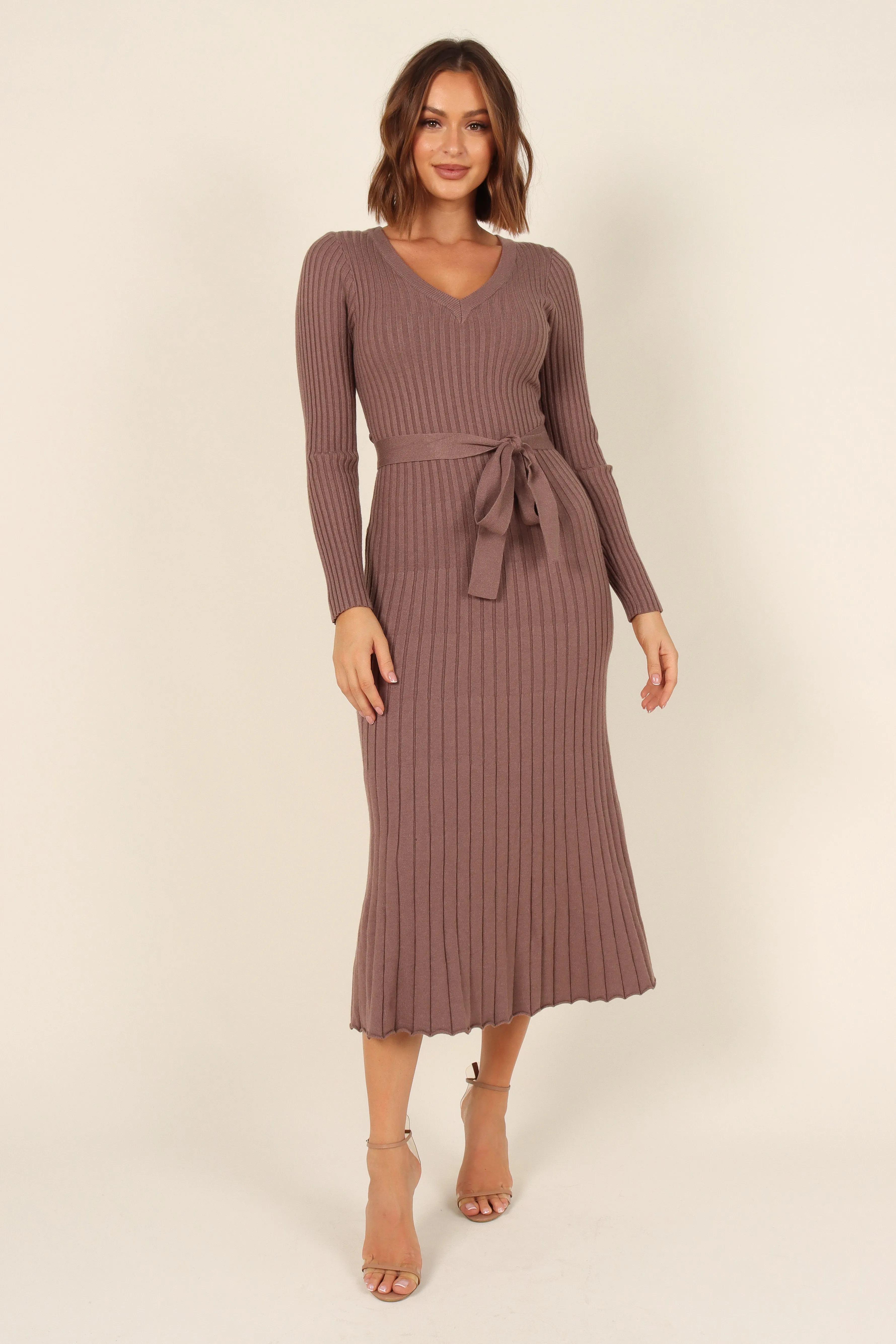 Reigan Dress - Mocha sold by Petal & Pup