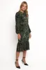 Pierre Long Sleeve Maxi Dress - Deep Velvet Green sold by Petal & Pup