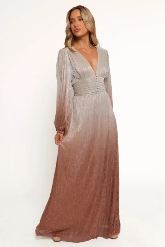 Jovie Maxi Dress - Starlight Bronze sold by Petal & Pup
