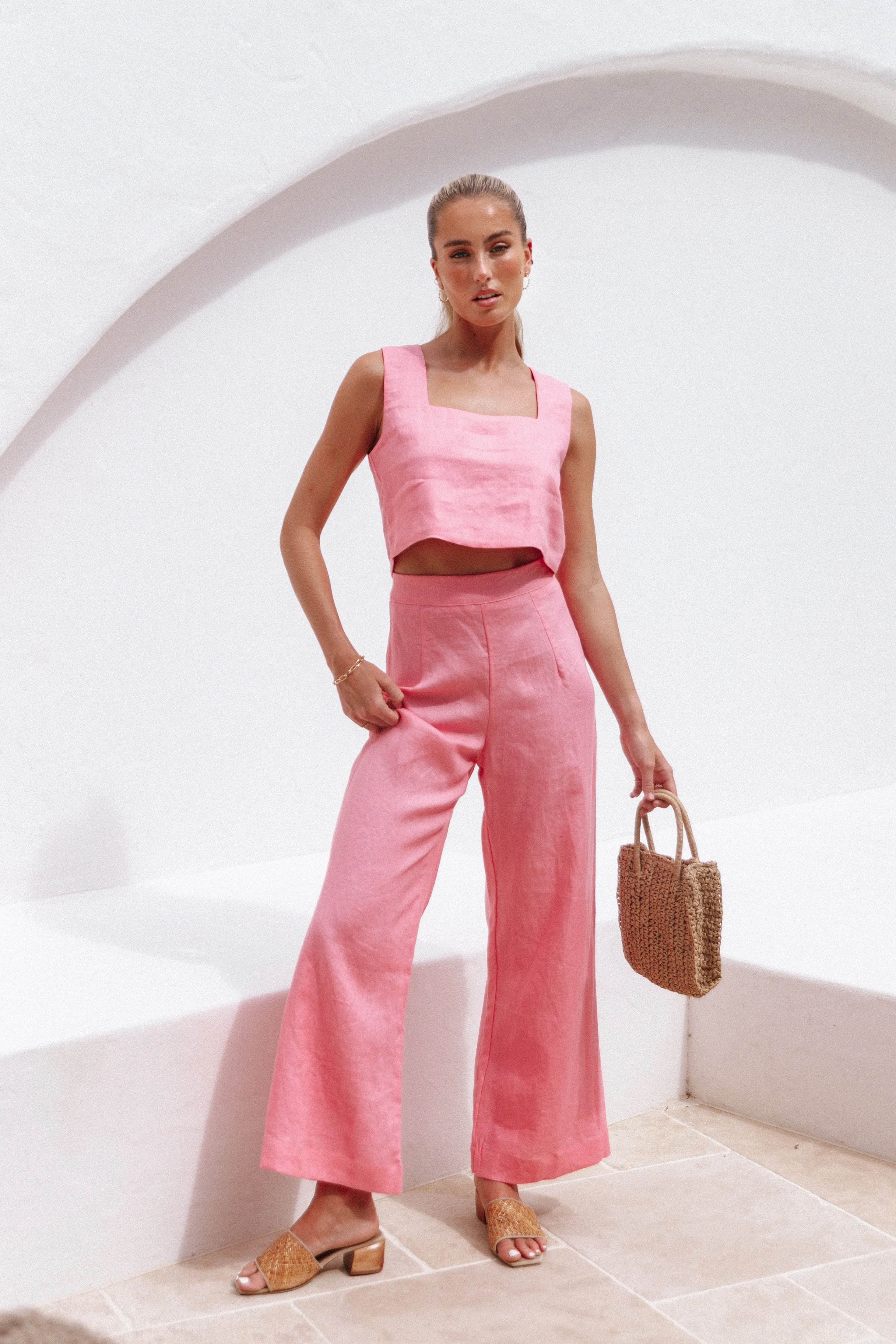 Devlin Pant - Pink sold by Petal & Pup