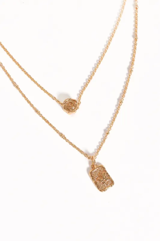 Pamela Necklace - Gold sold by Petal & Pup
