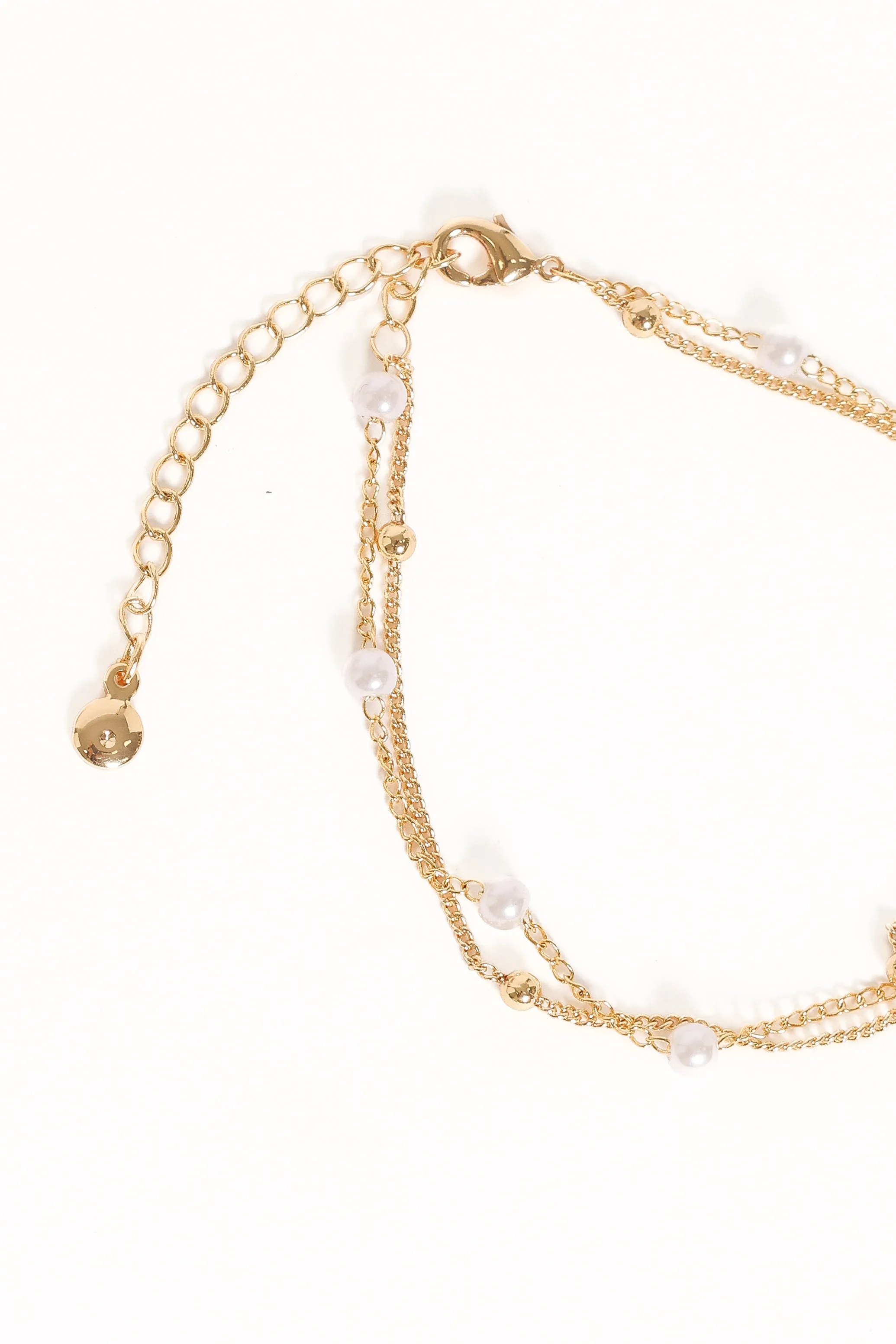 Bambi Pearl Bracelet - Gold sold by Petal & Pup product image thumbnail 2
