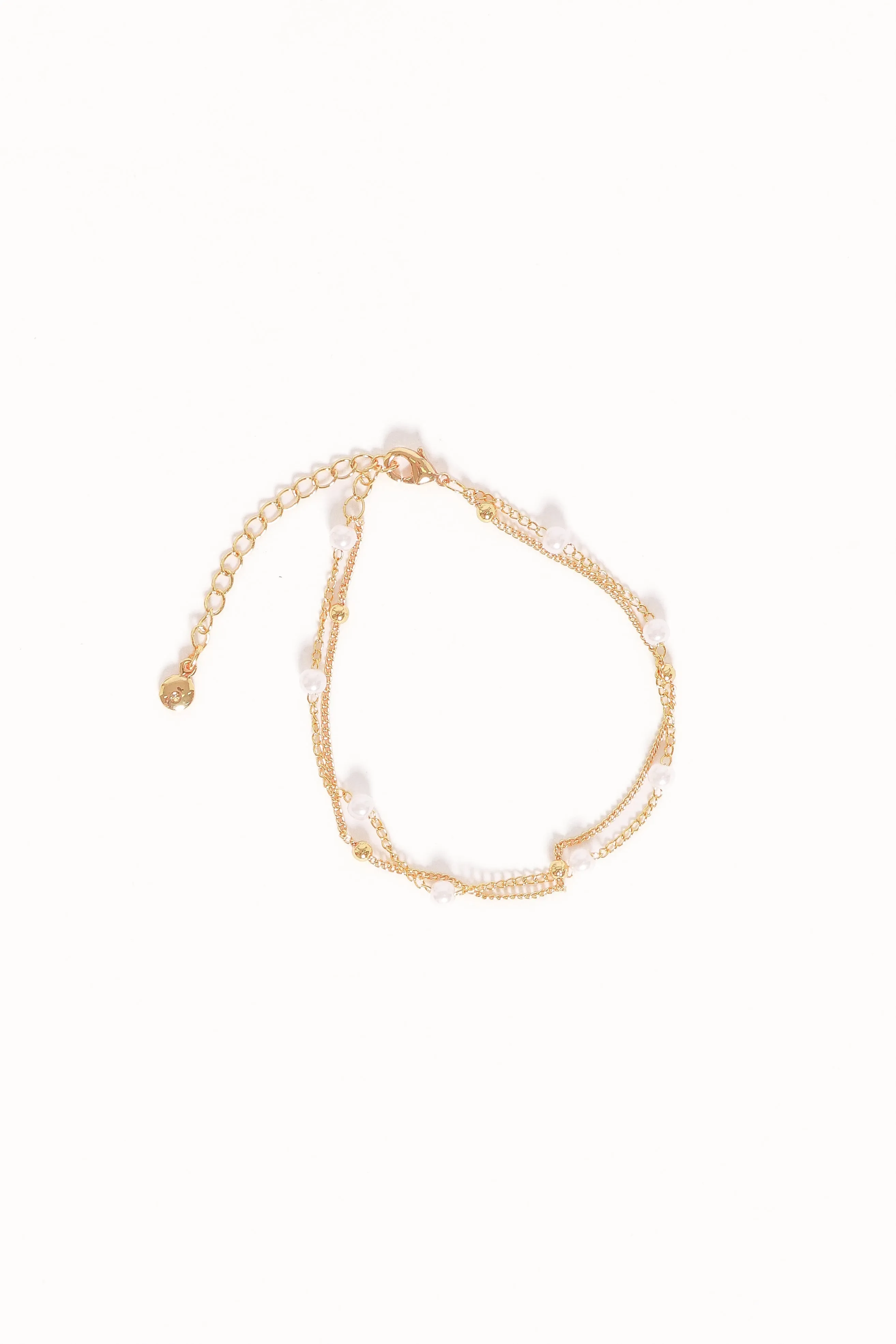 Bambi Pearl Bracelet - Gold sold by Petal & Pup