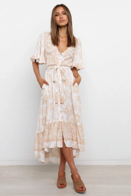 Izzy Dress - Beige sold by Petal & Pup