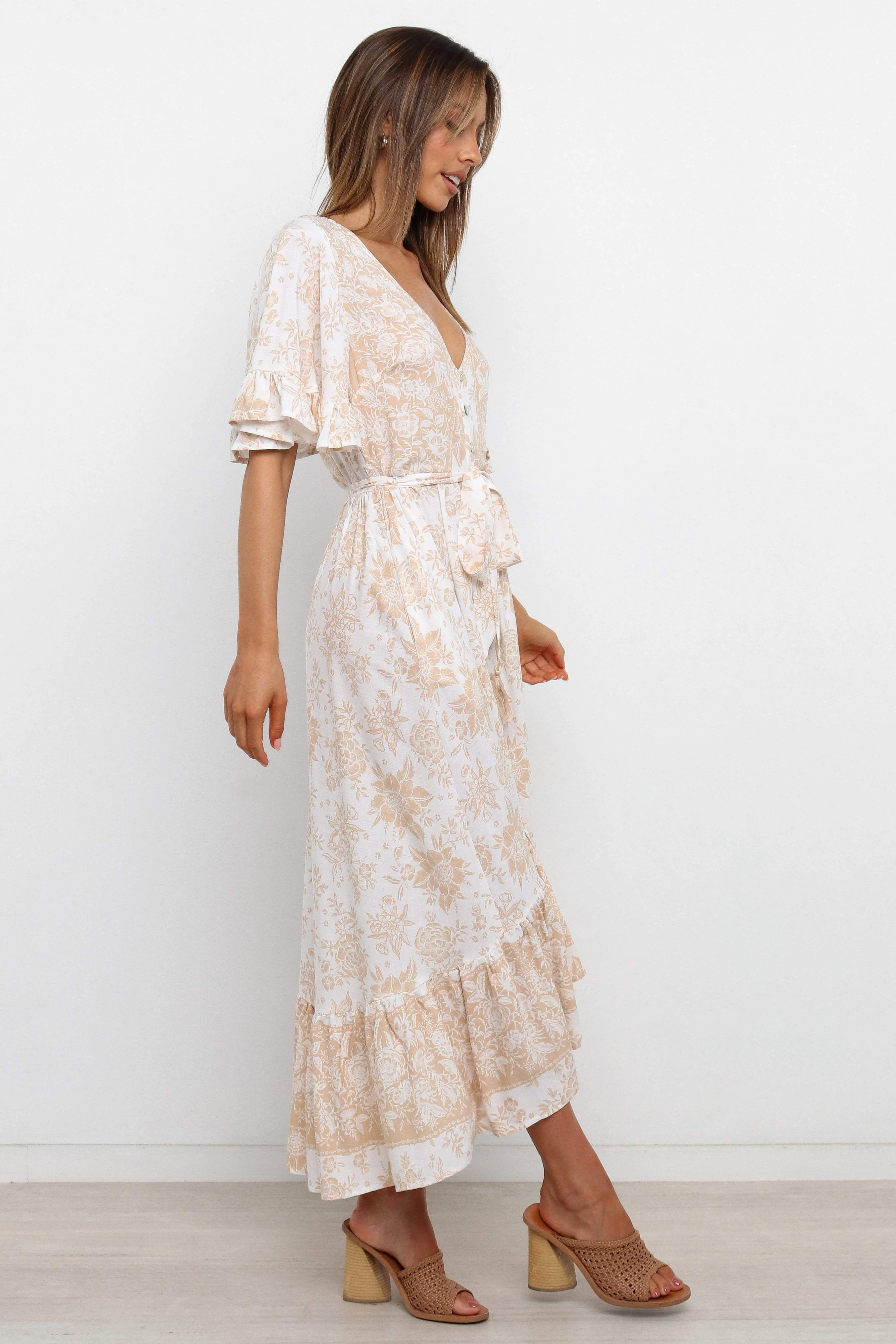 Izzy Dress - Beige sold by Petal & Pup product image thumbnail 2