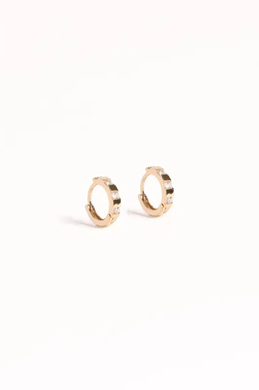 Alexis Earrings - Gold sold by Petal & Pup