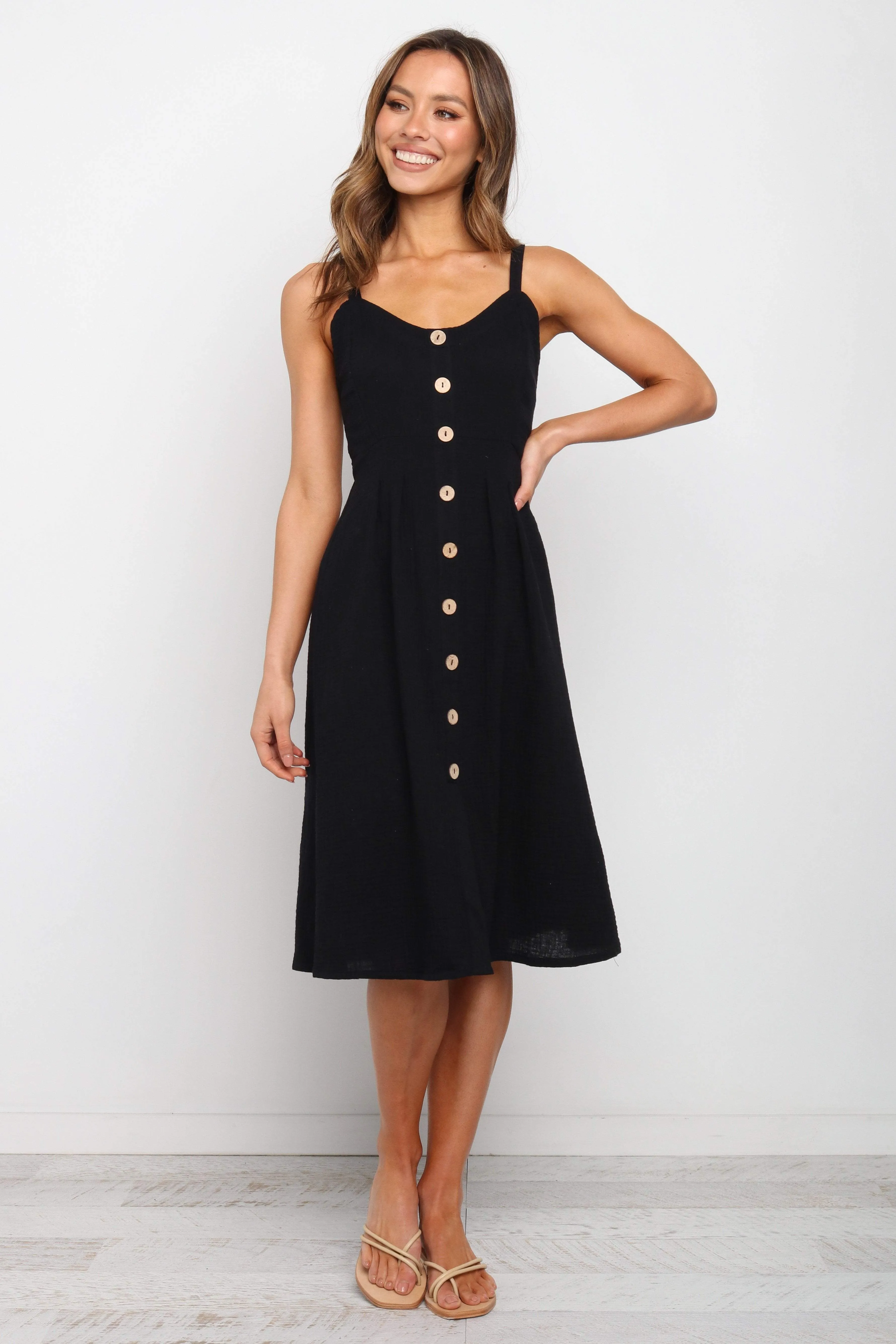 Lorean Dress - Black sold by Petal & Pup