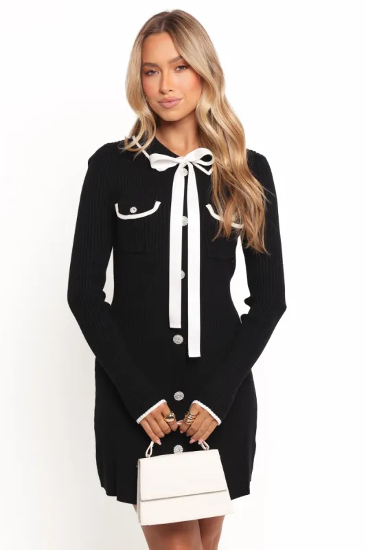 Acantha Mini Dress - Black sold by Petal & Pup