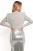 Axey Top - Grey sold by Petal & Pup