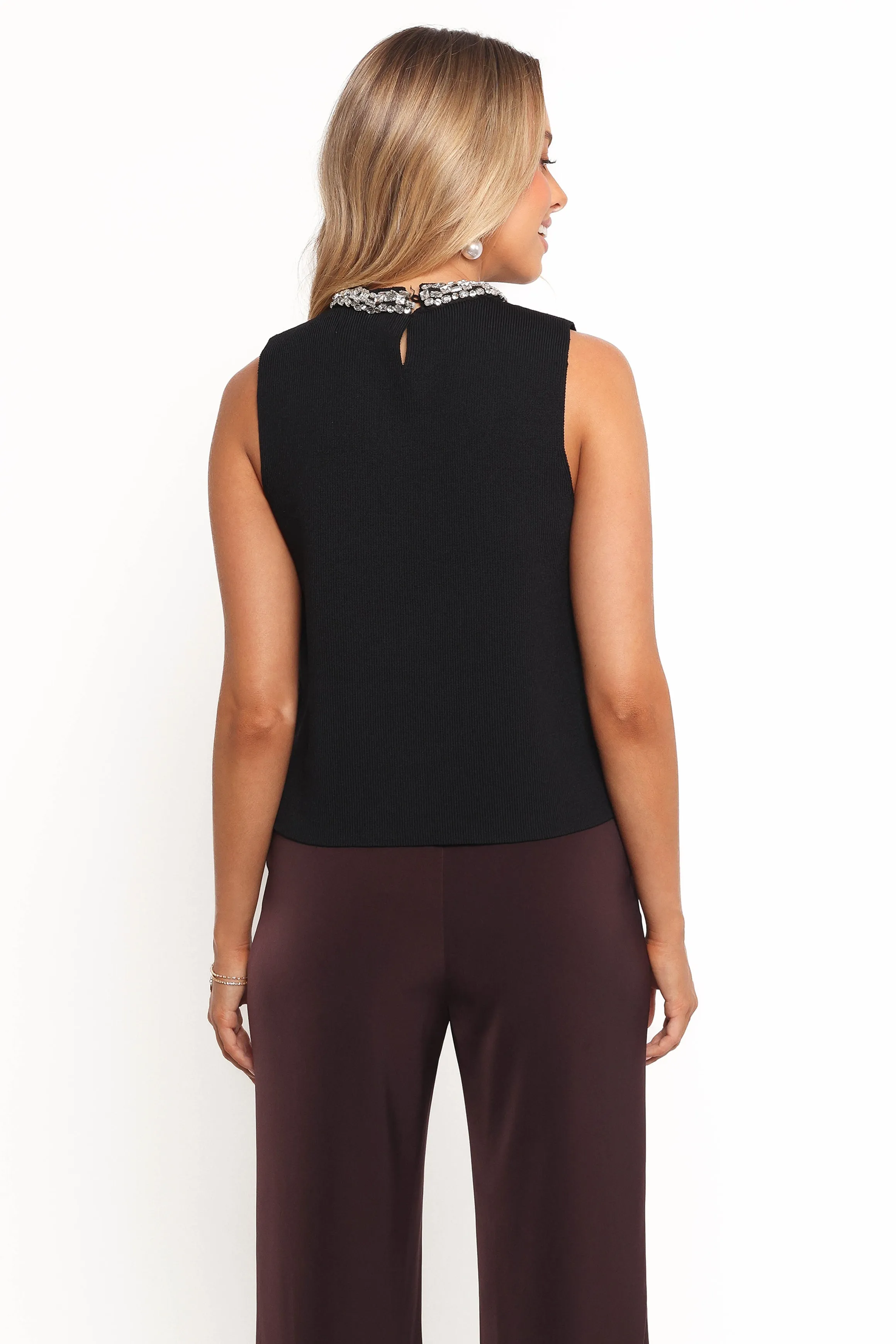 Emma Embellished Top - Black sold by Petal & Pup product image thumbnail 4