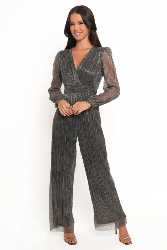 Mossie Long Sleeve Jumpsuit - Moonlight Gold sold by Petal & Pup
