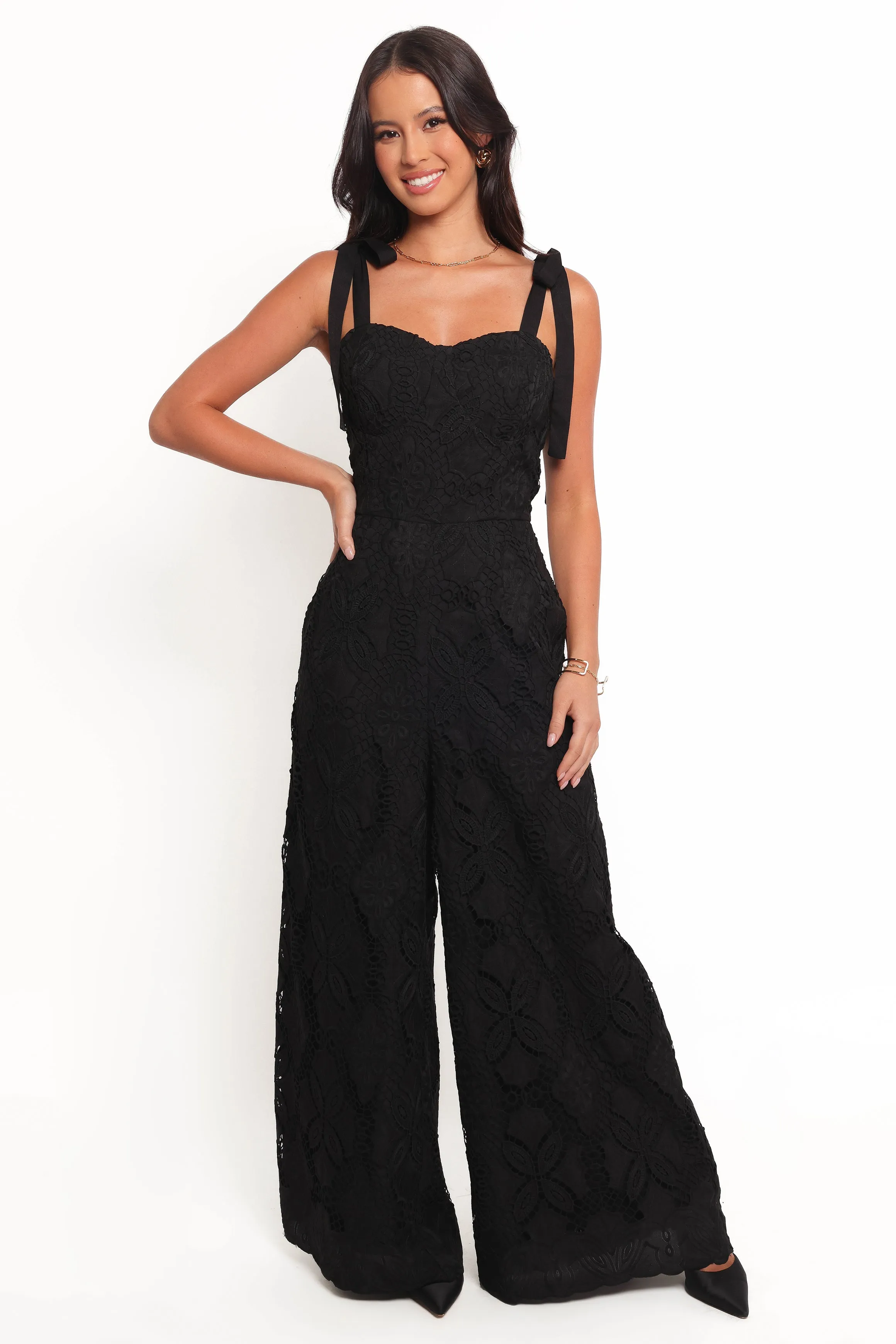 Raya Jumpsuit - Black sold by Petal & Pup