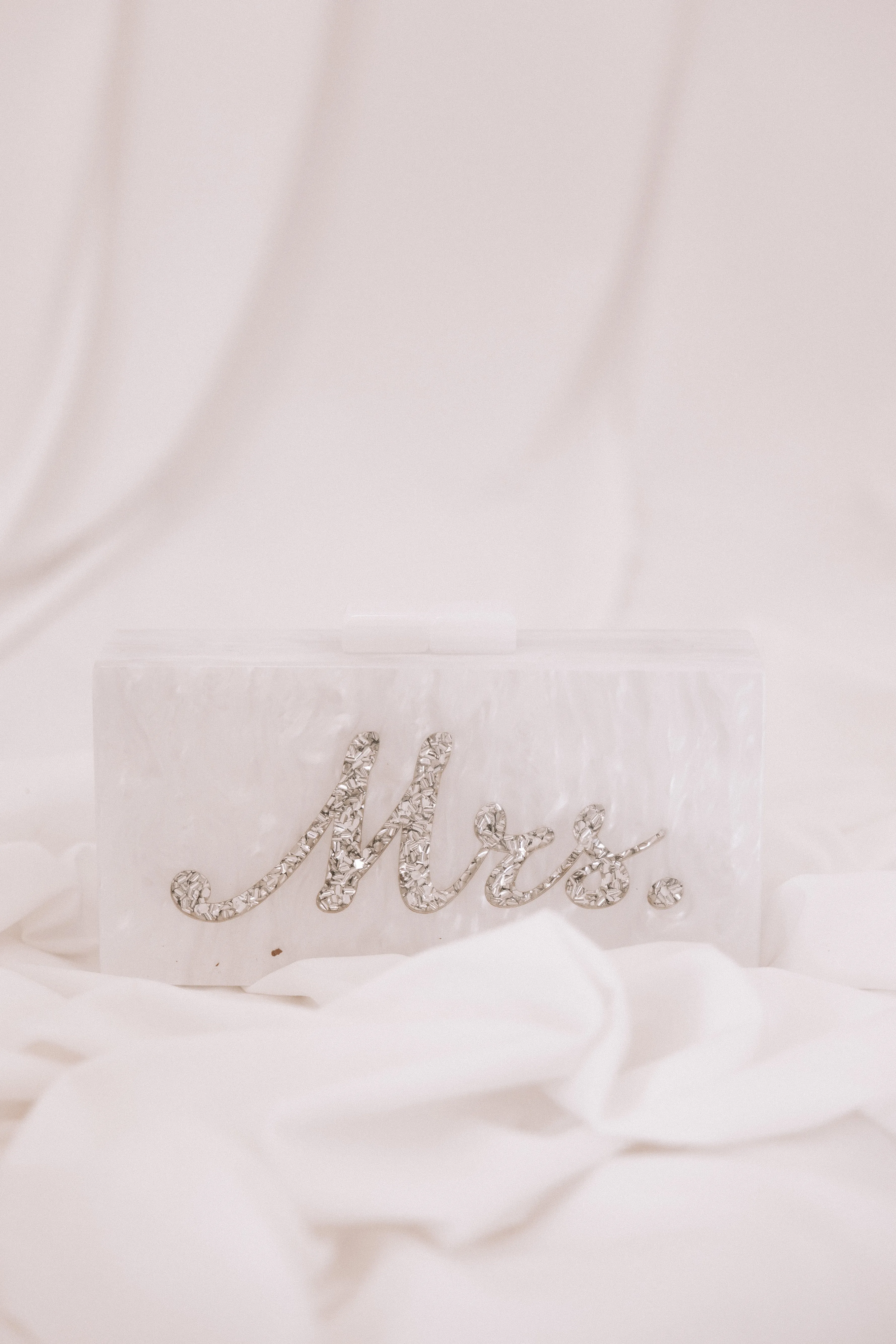 Betsy Clutch - Silver sold by Petal & Pup