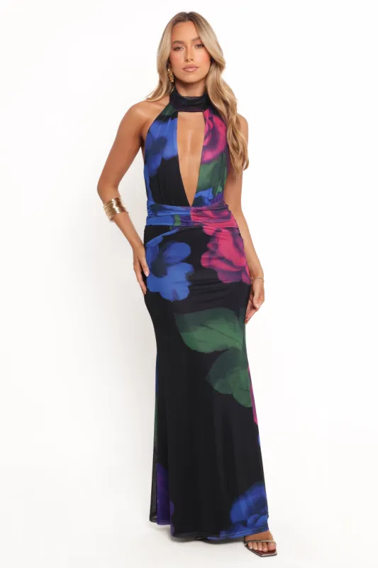 Antonie Maxi Dress - Rosalia Pink Multi sold by Petal & Pup