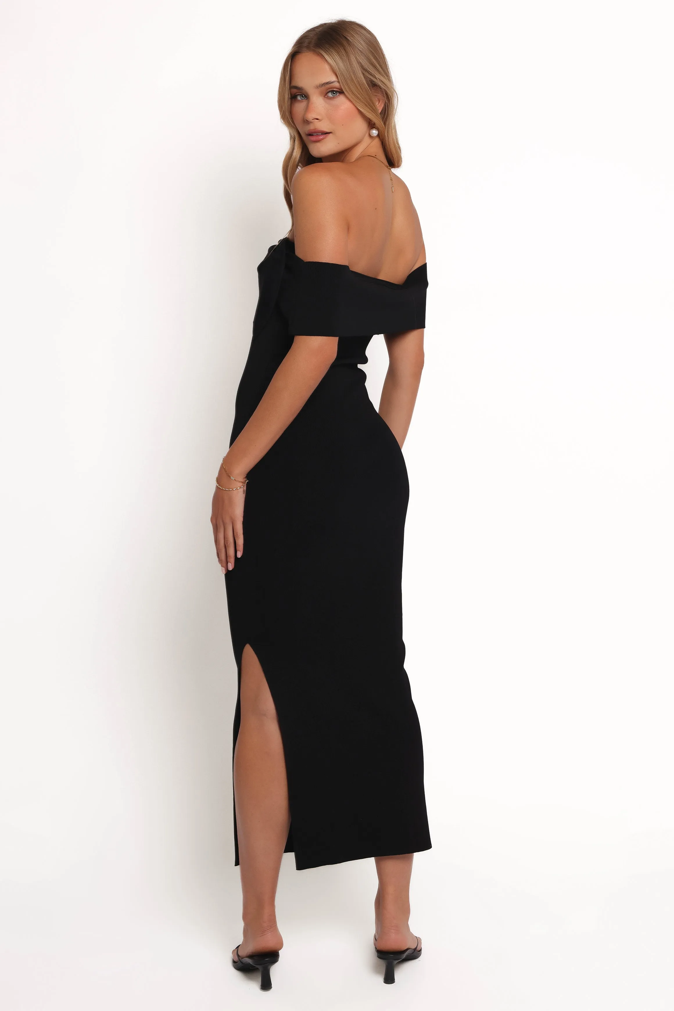 Venus Midi Dress - Black sold by Petal & Pup product image thumbnail 2