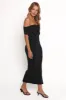 Venus Midi Dress - Black sold by Petal & Pup