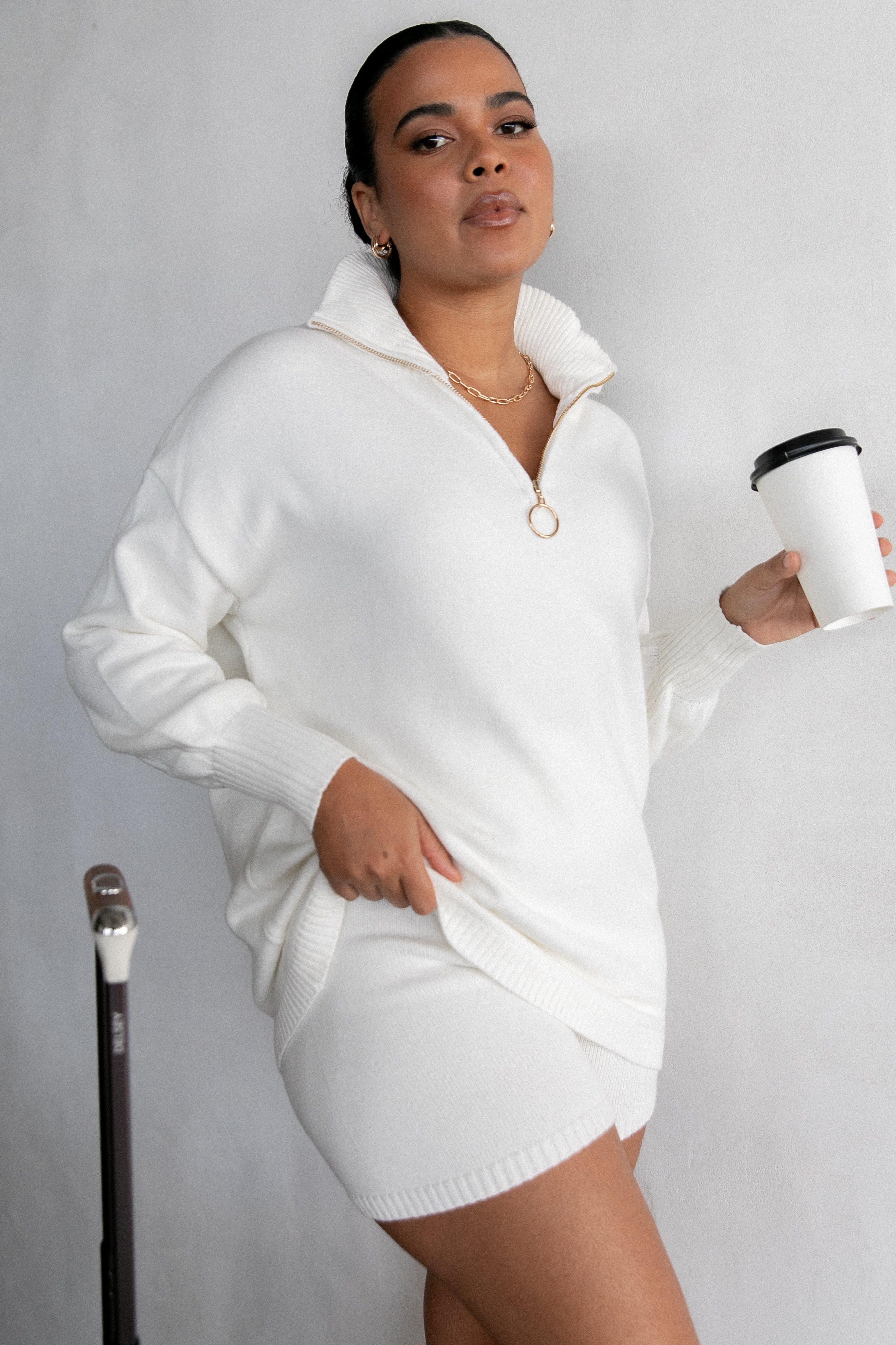 Whistler Knit Shorts - White sold by Petal & Pup product image thumbnail 11