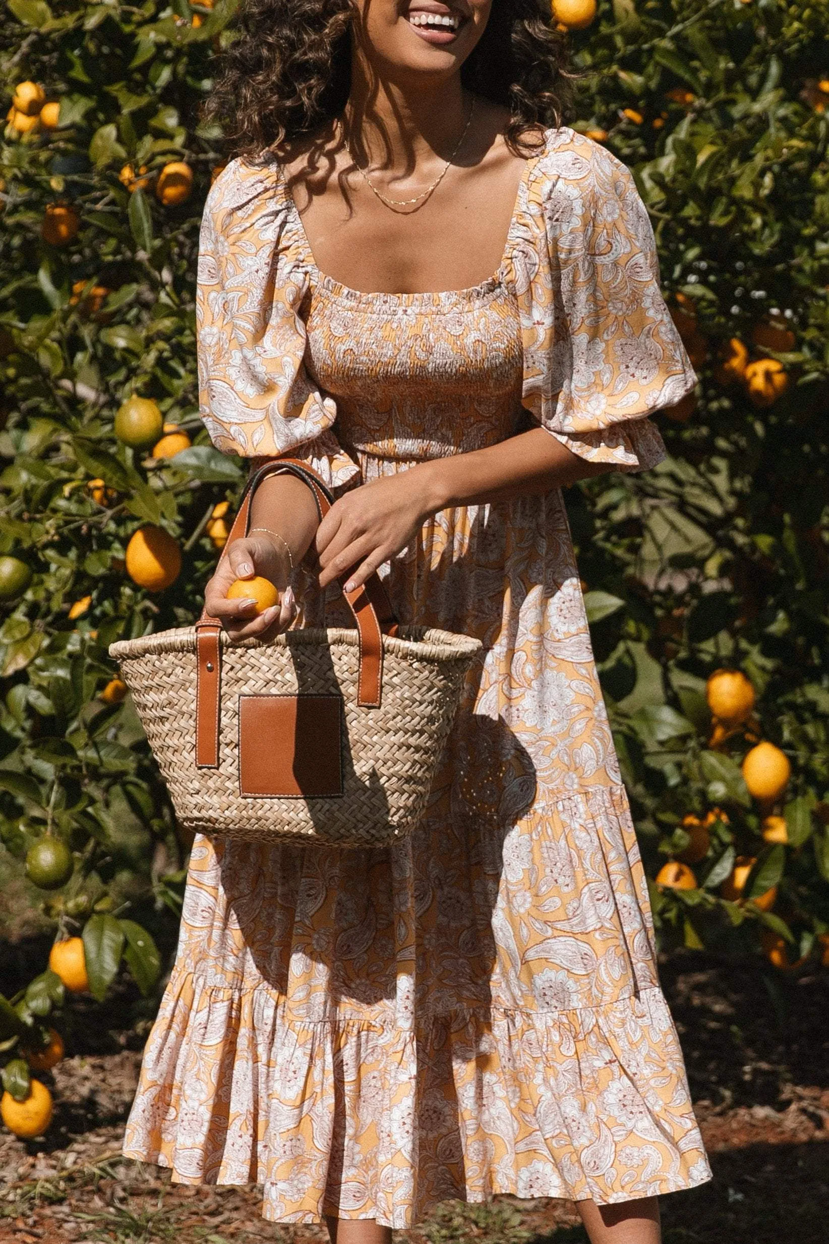 Kamara Dress - Orange sold by Petal & Pup