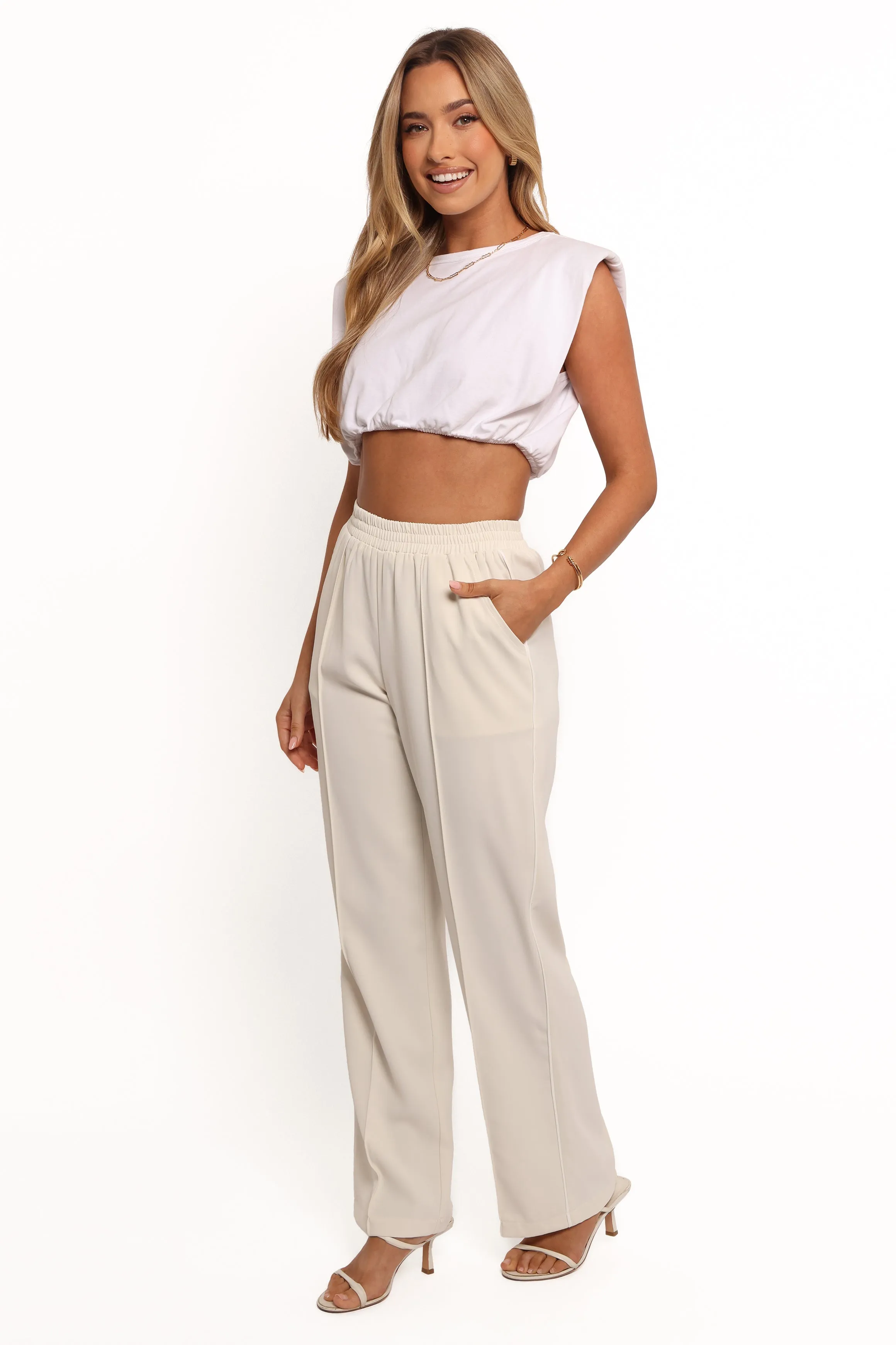 Roben Pants - White Cream sold by Petal & Pup product image thumbnail 3