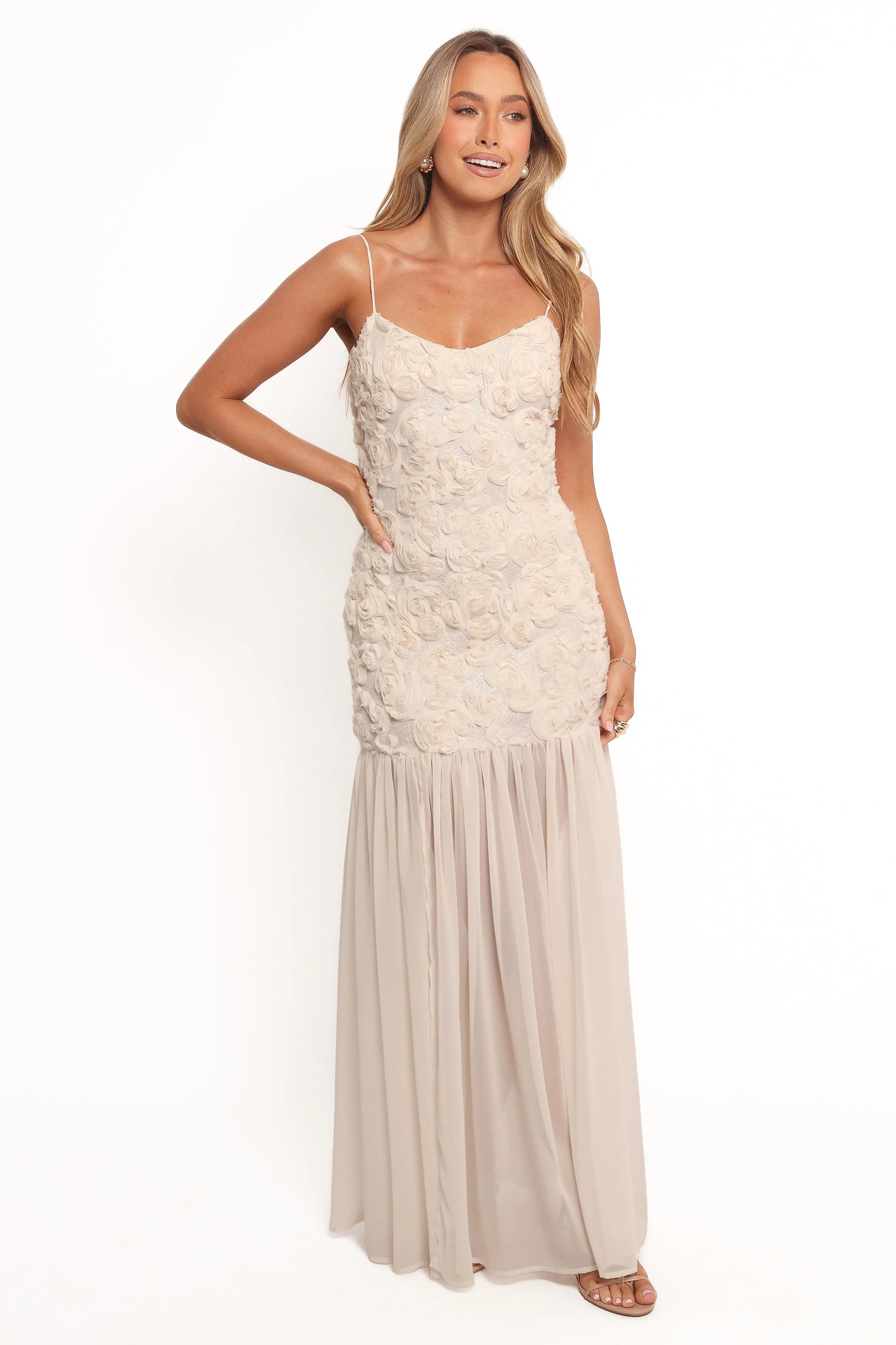 Romy Maxi Dress - Cream sold by Petal & Pup product image thumbnail 2