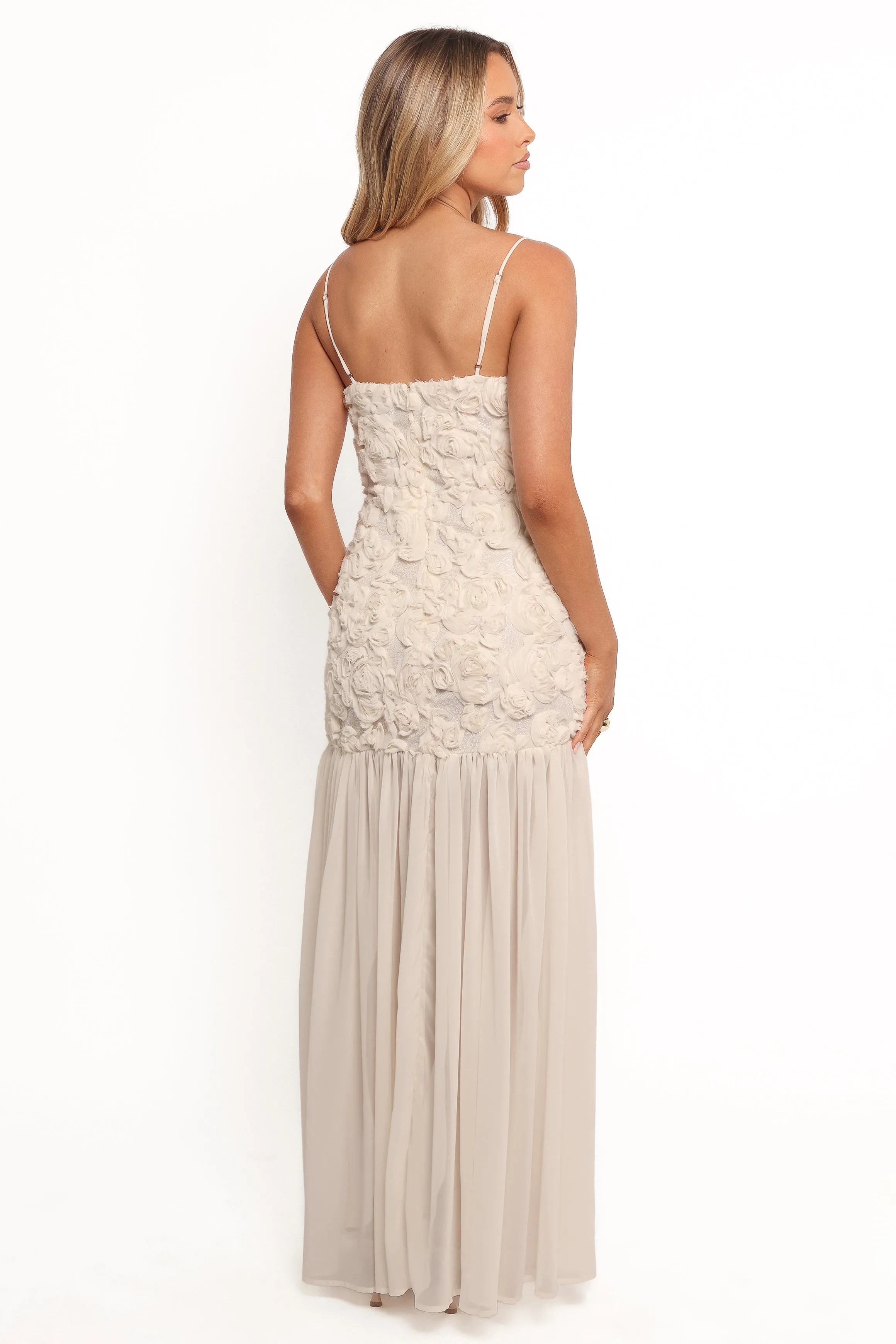 Romy Maxi Dress - Cream sold by Petal & Pup product image thumbnail 4